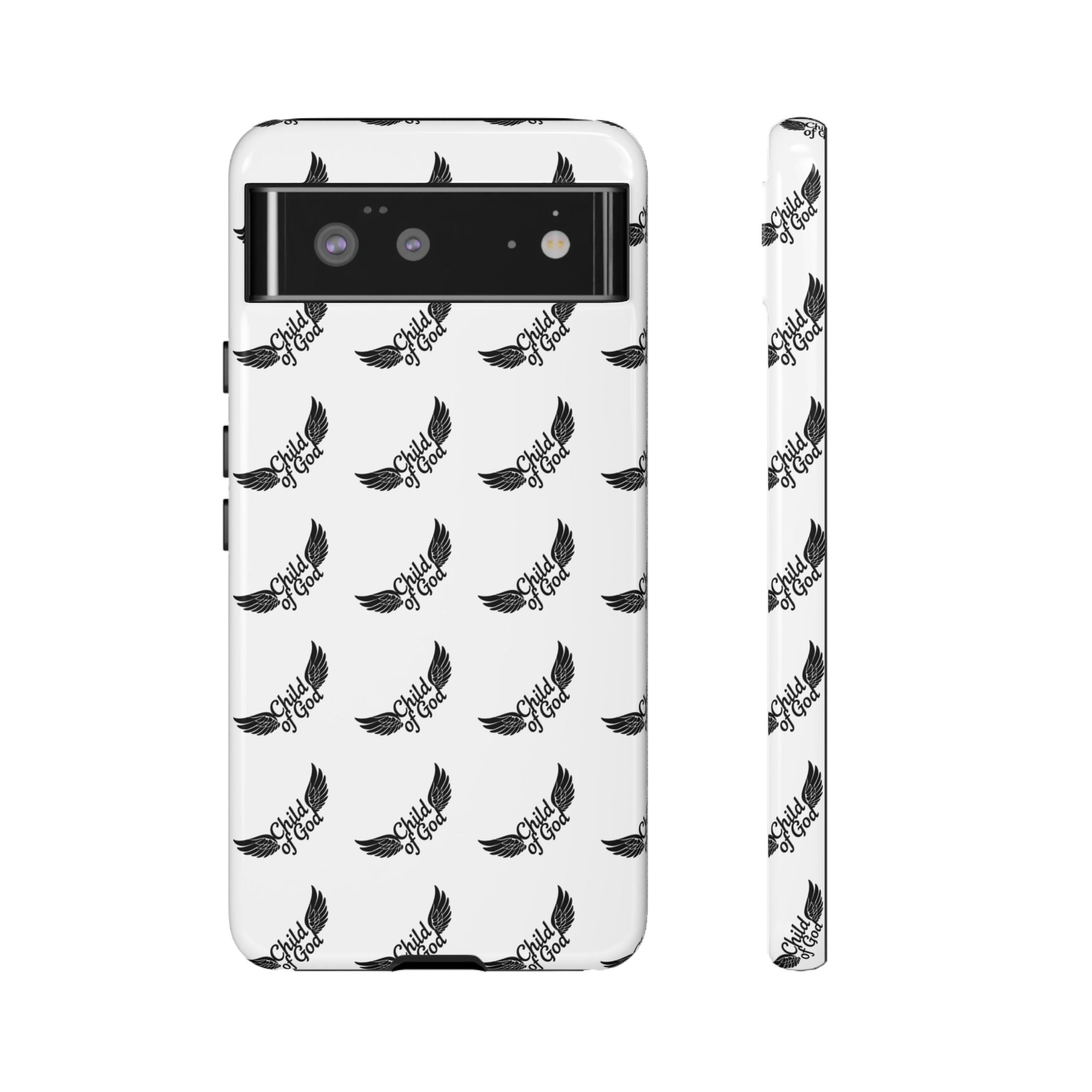 Stylish Tough Phone Case with Wing Design
