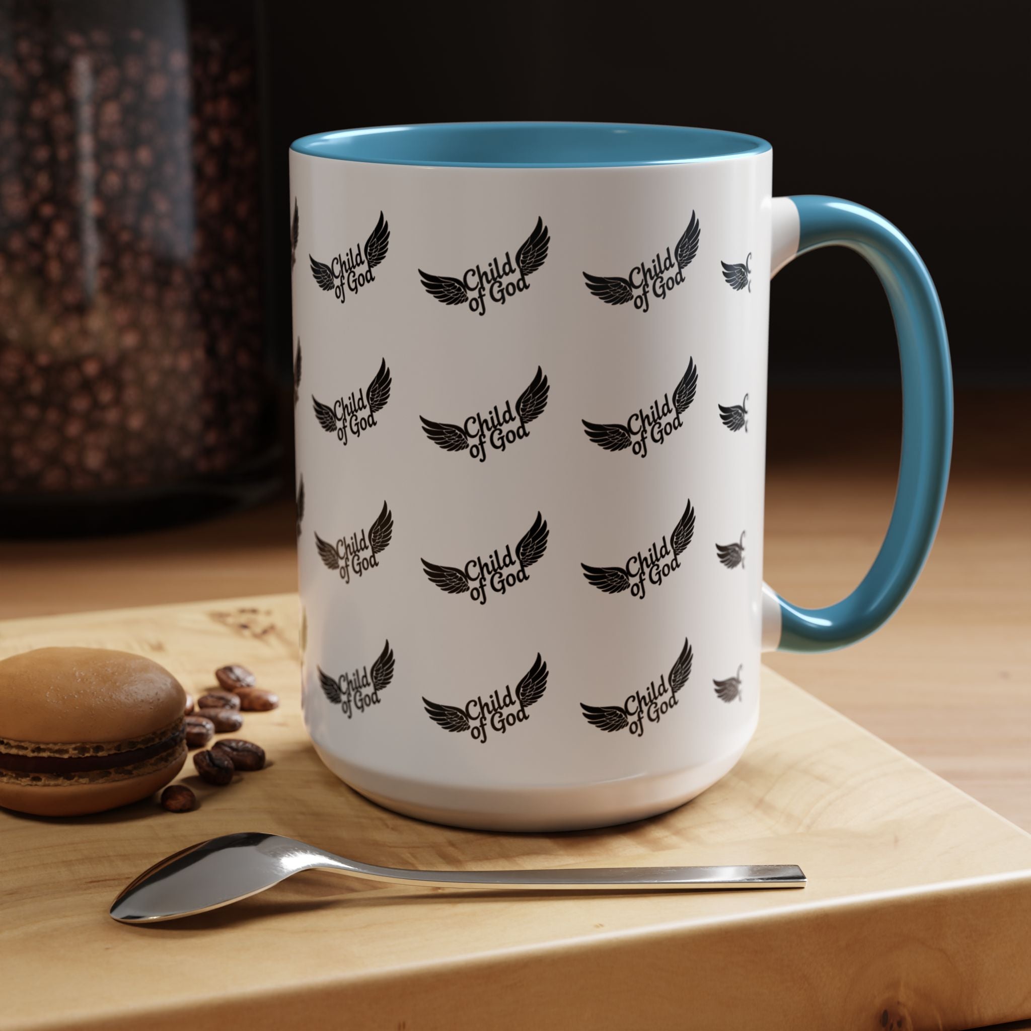 Bold Winged Coffee Mug for Followers of Christ