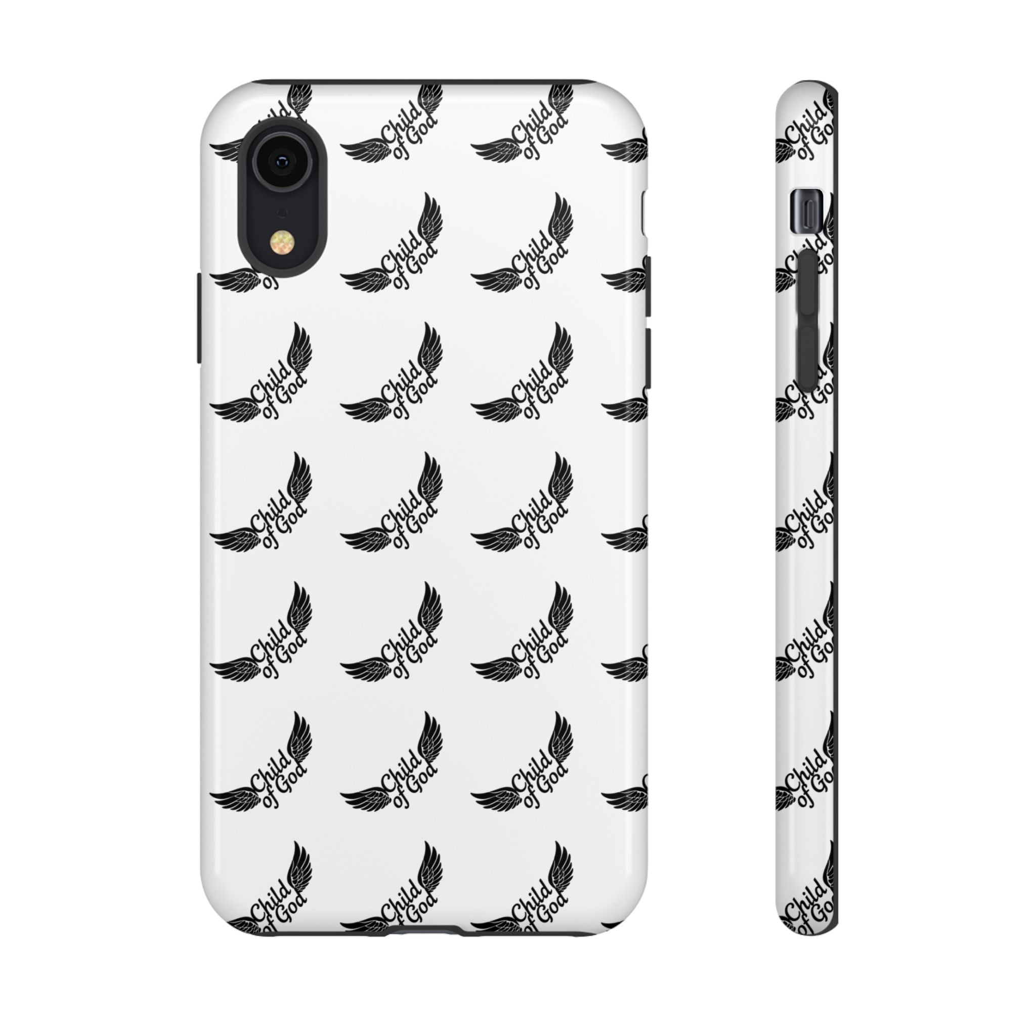 Stylish Tough Phone Case with Wing Design