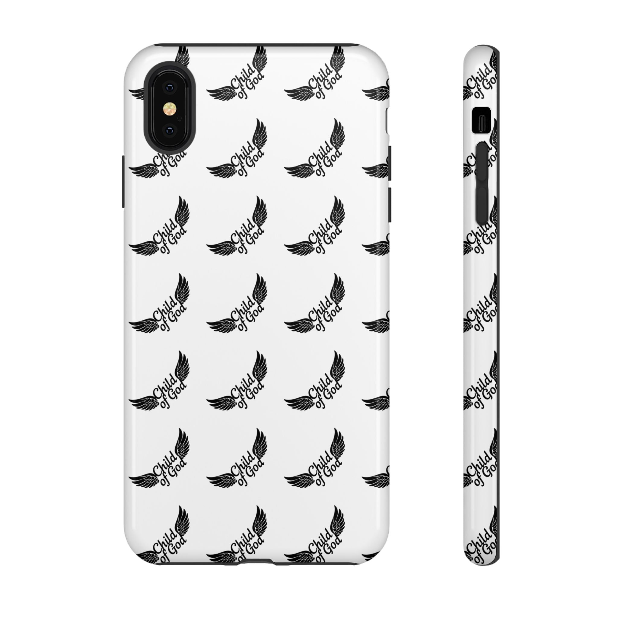 Stylish Tough Phone Case with Wing Design