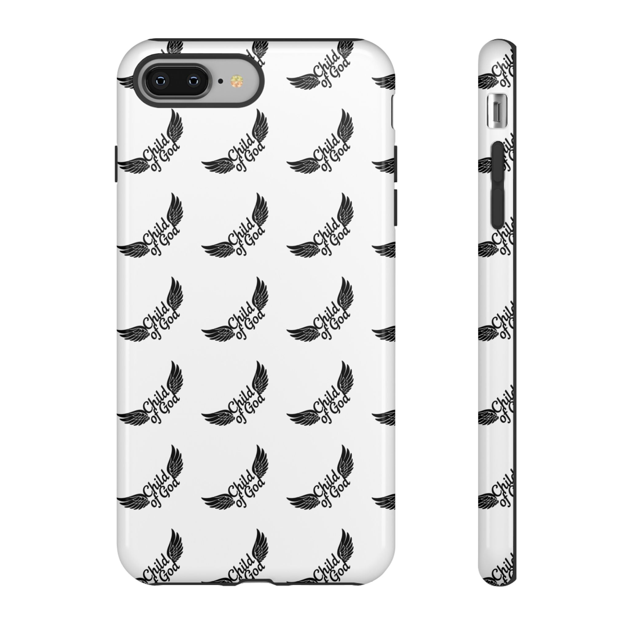 Stylish Tough Phone Case with Wing Design