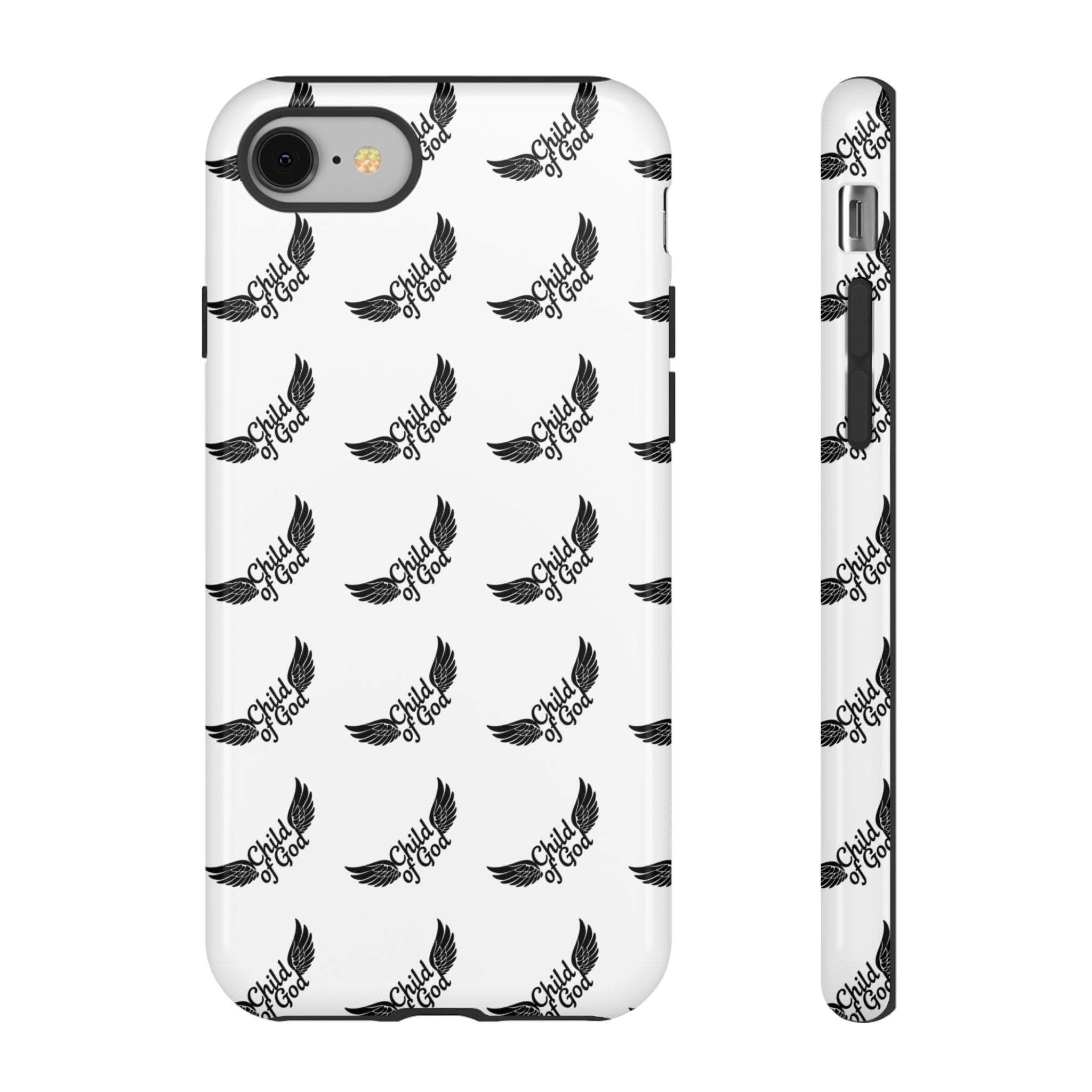 Stylish Tough Phone Case with Wing Design