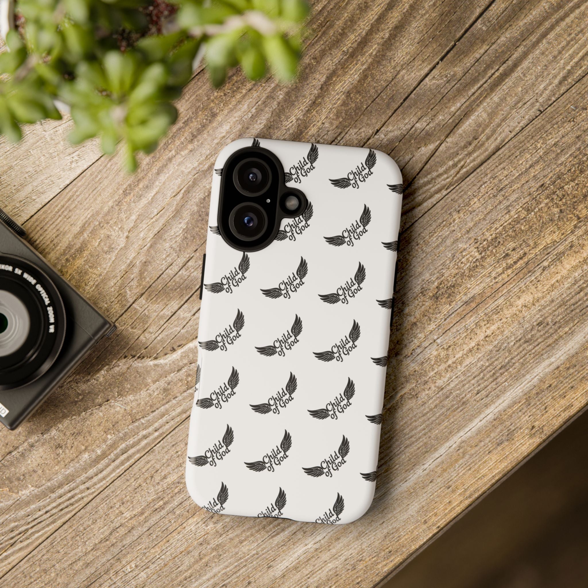 Stylish Tough Phone Case with Wing Design