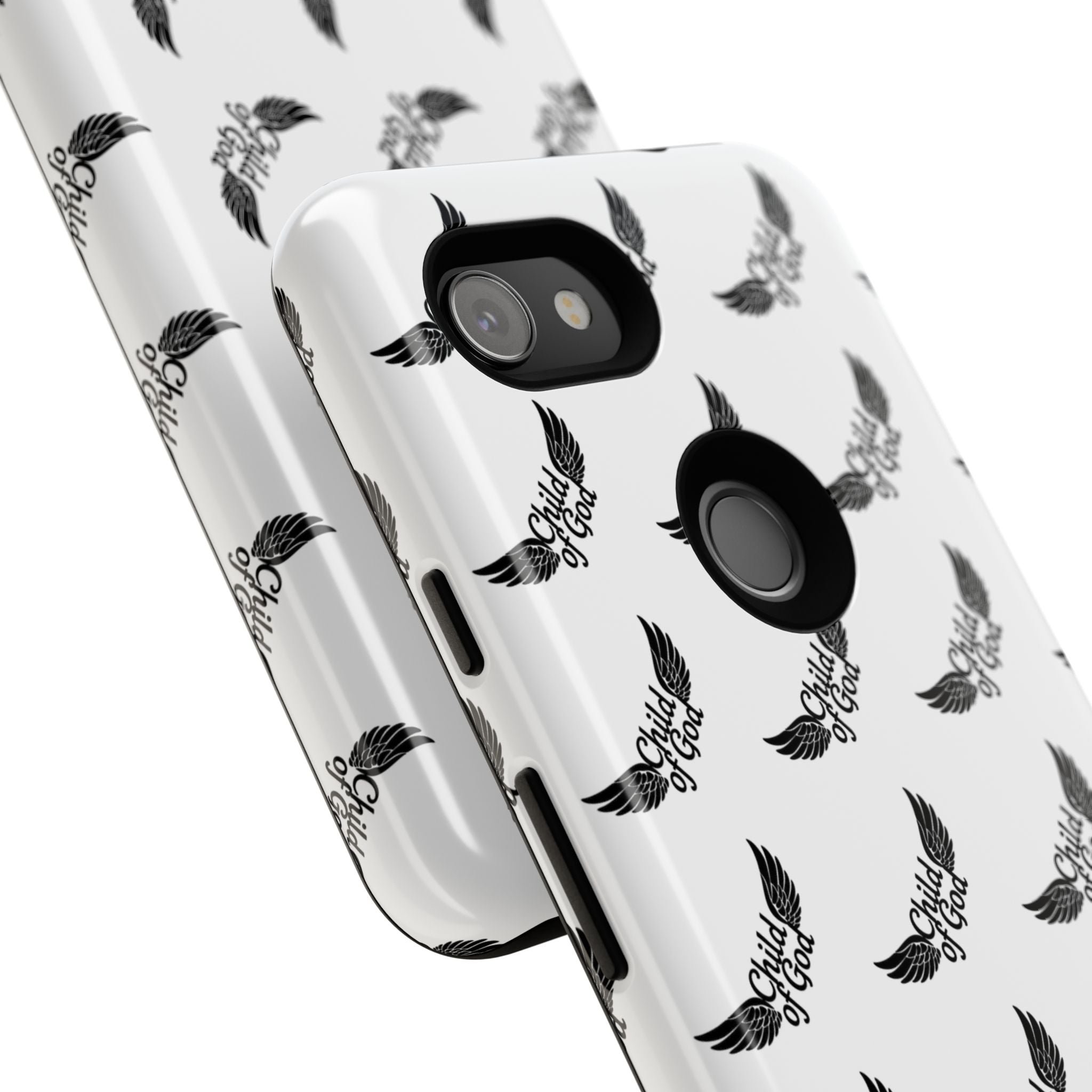 Stylish Tough Phone Case with Wing Design