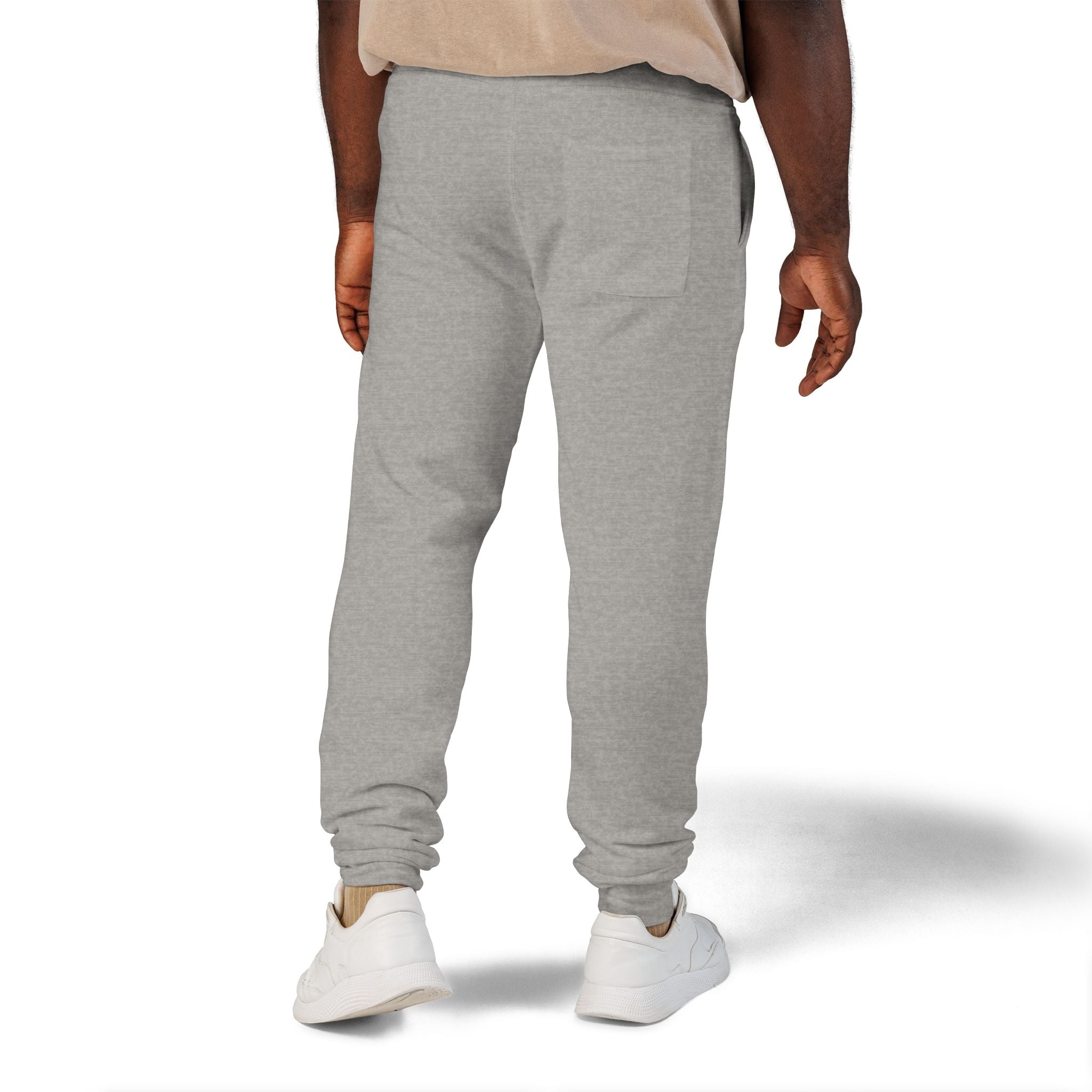 Embroidered Unisex Fleece Sweatpants - Cozy Comfort for Everyday Style