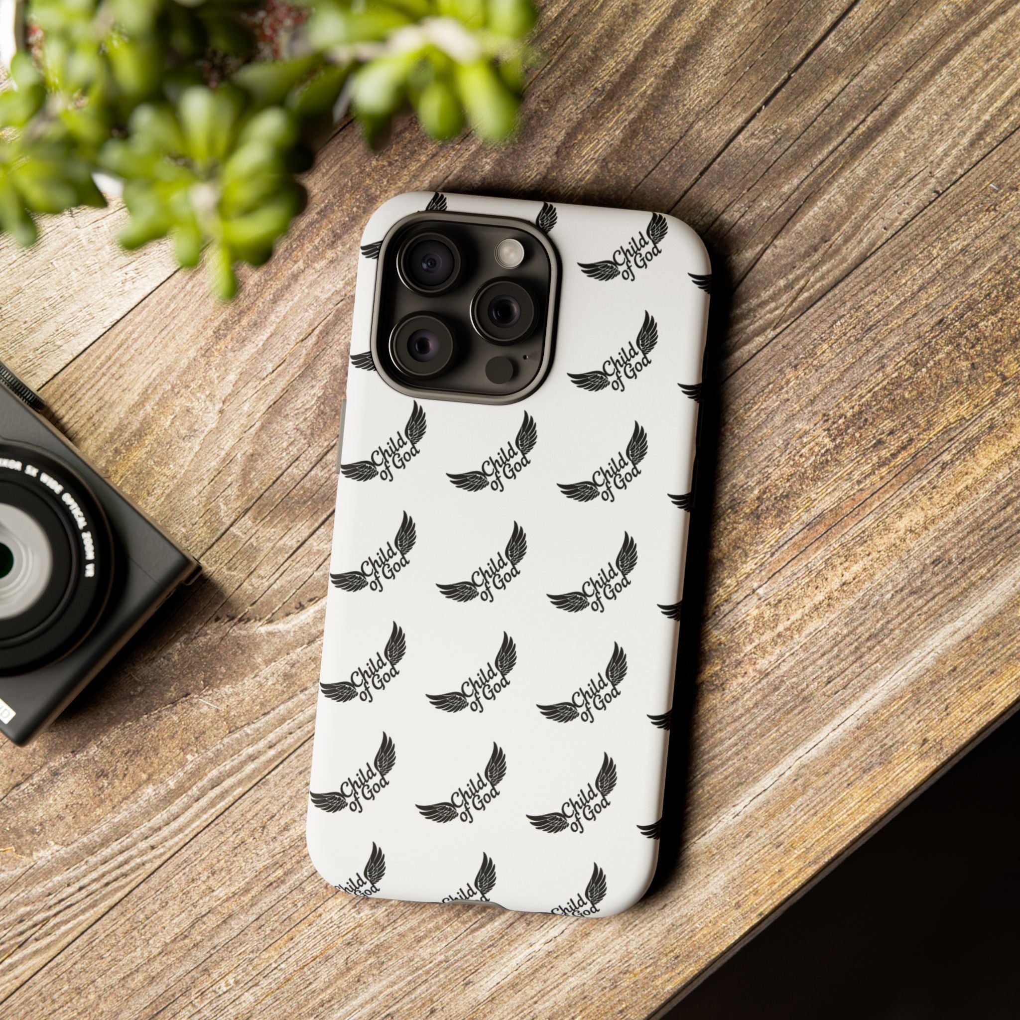 Stylish Tough Phone Case with Wing Design