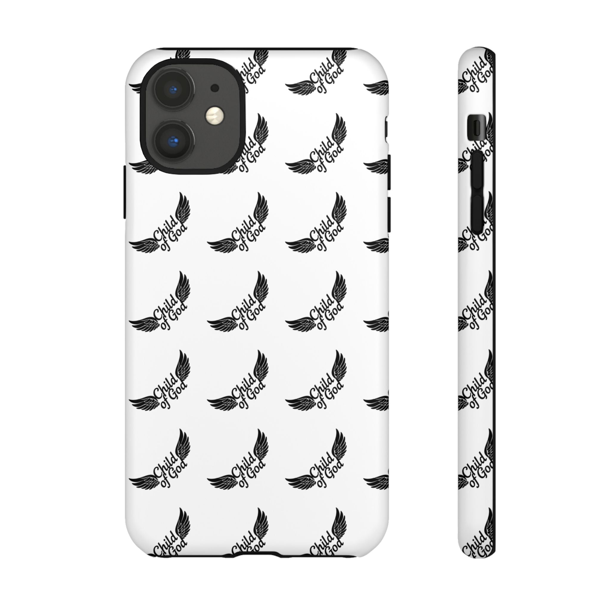 Stylish Tough Phone Case with Wing Design