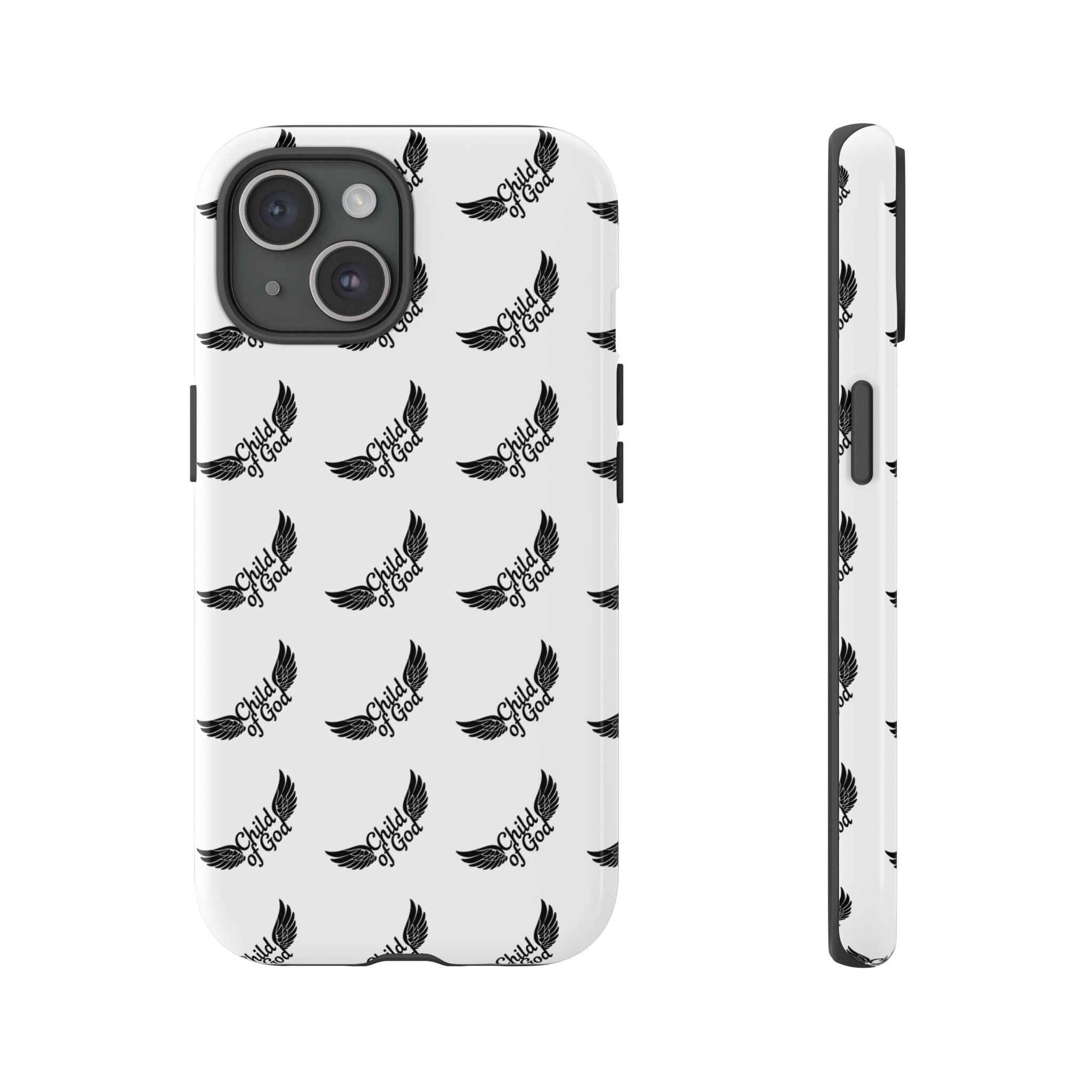 Stylish Tough Phone Case with Wing Design