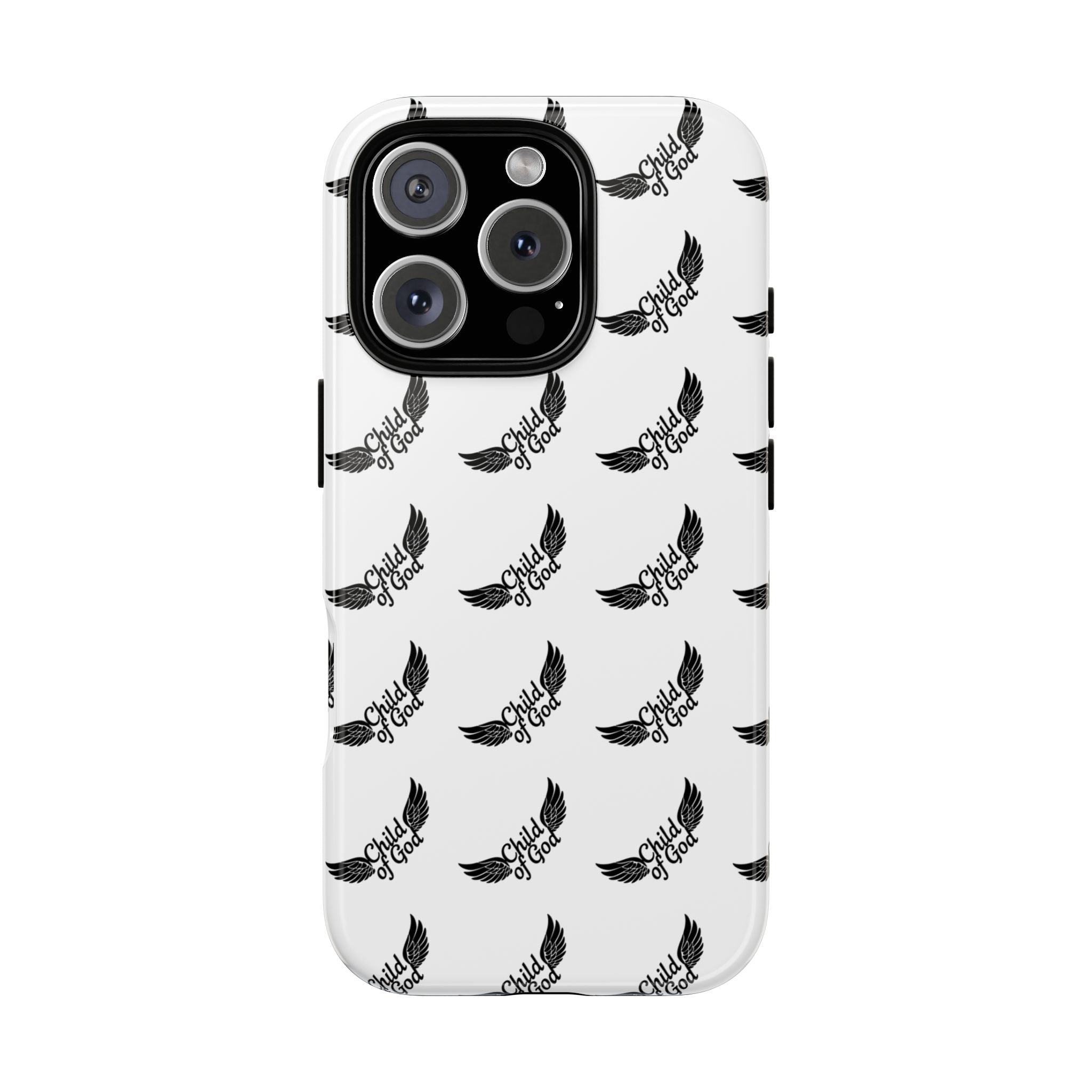 Stylish Tough Phone Case with Wing Design