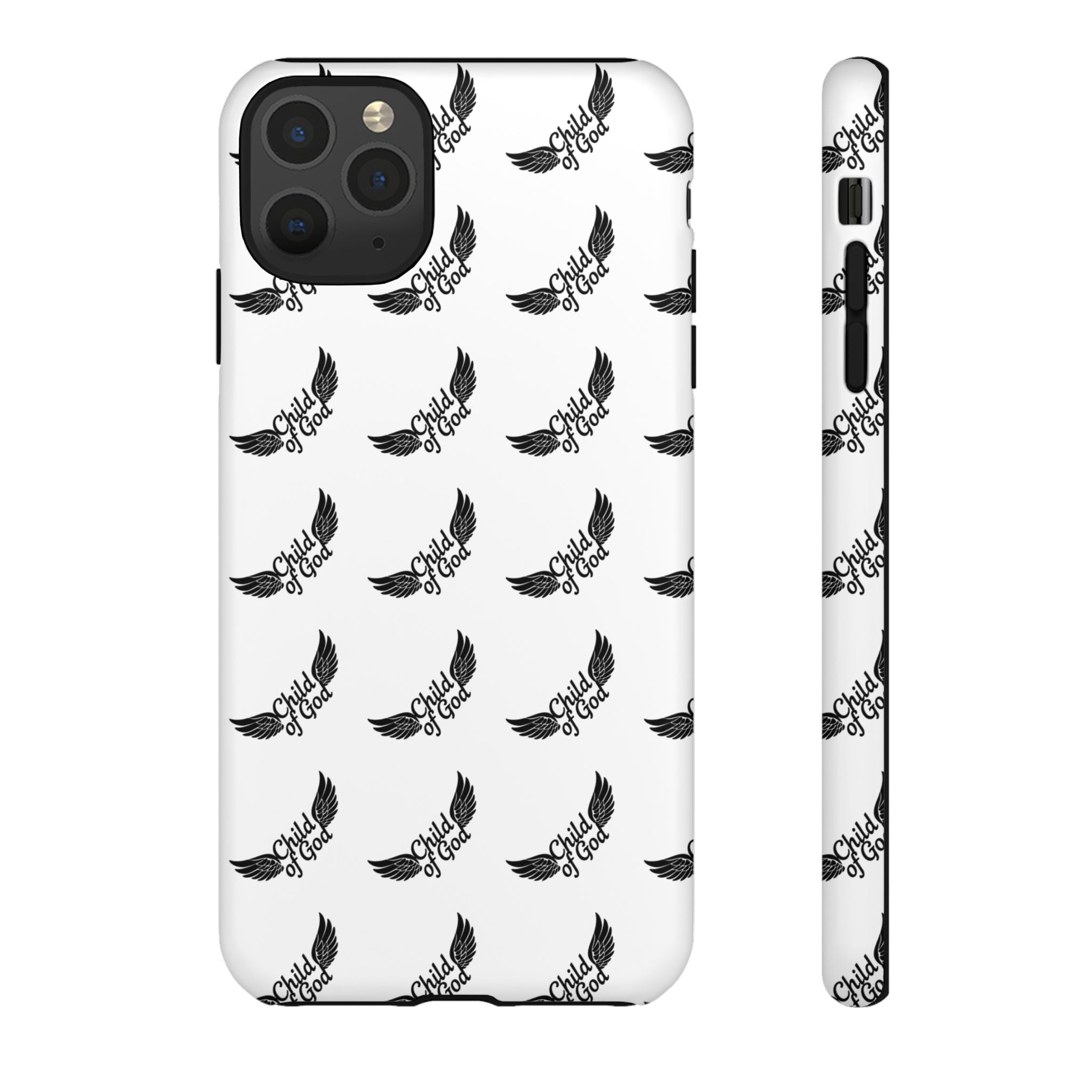 Stylish Tough Phone Case with Wing Design