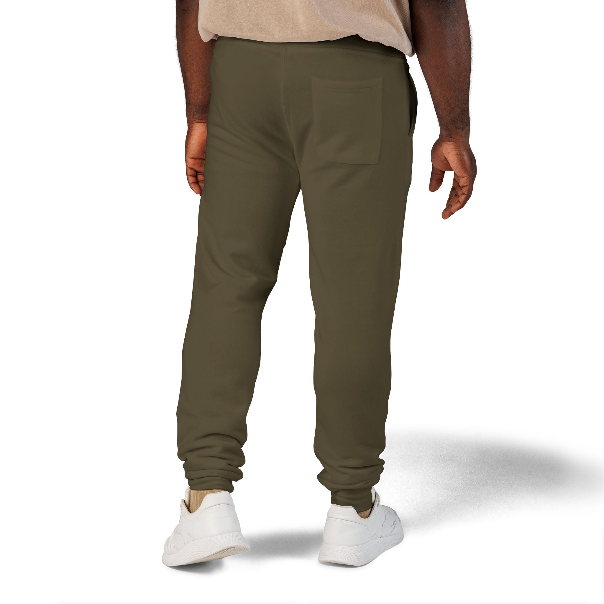 Embroidered Unisex Fleece Sweatpants - Cozy Comfort for Everyday Style