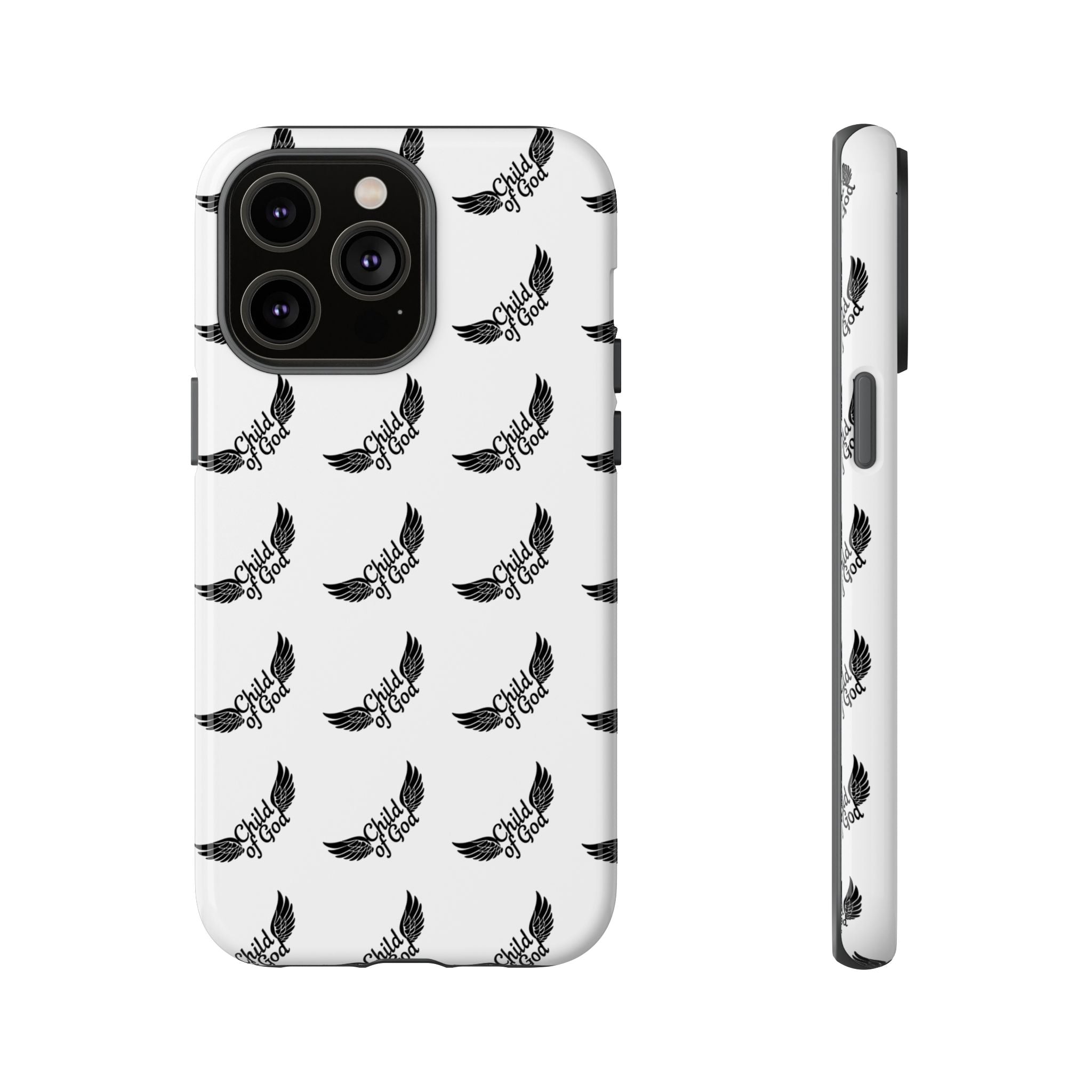 Stylish Tough Phone Case with Wing Design