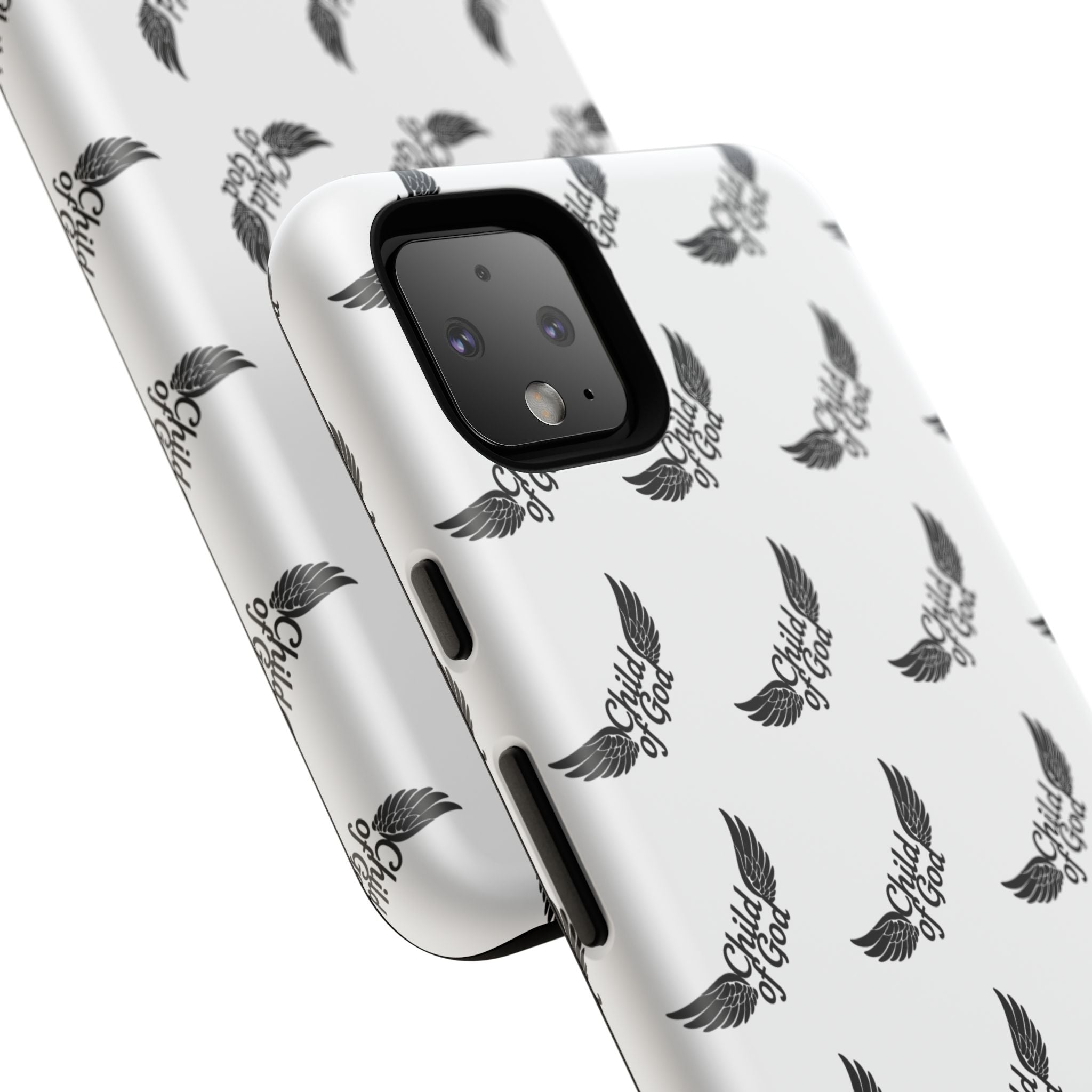 Stylish Tough Phone Case with Wing Design