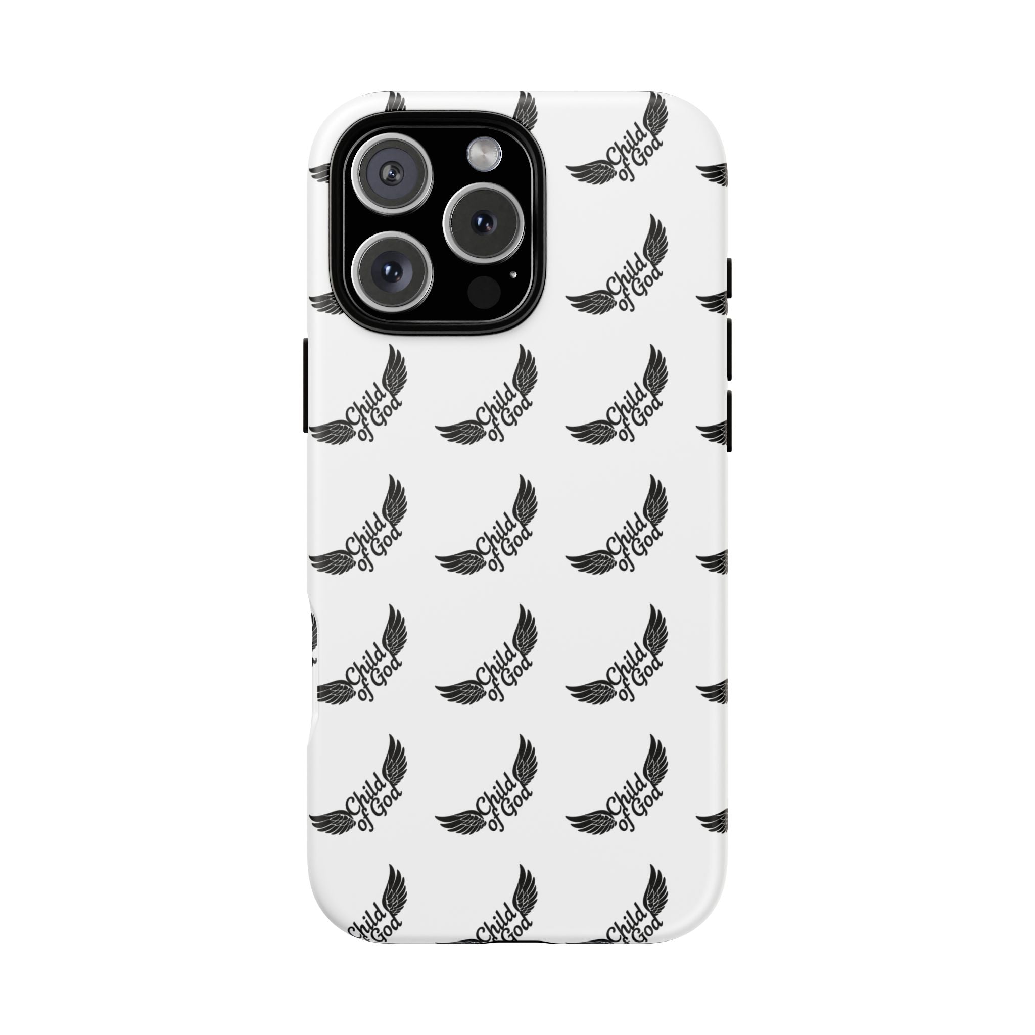 Stylish Tough Phone Case with Wing Design