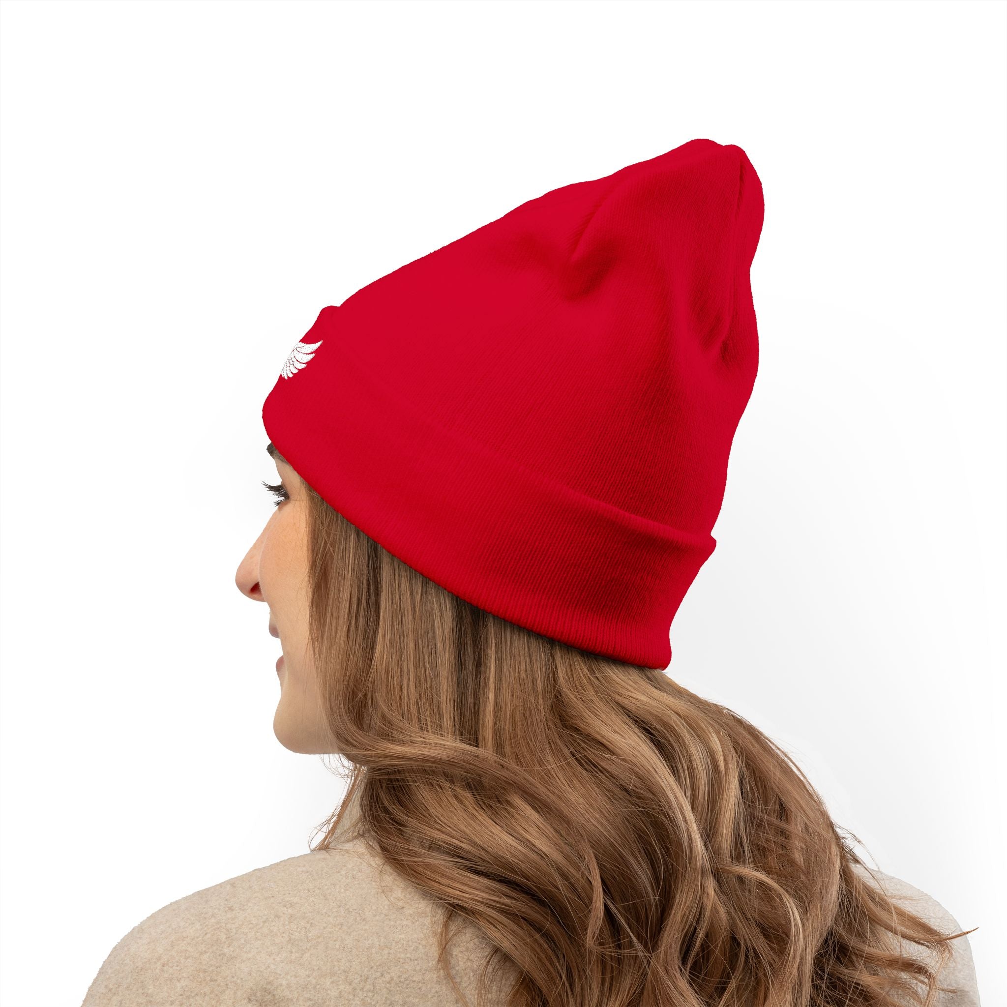Embroidered Knit Beanie - Child of God Design