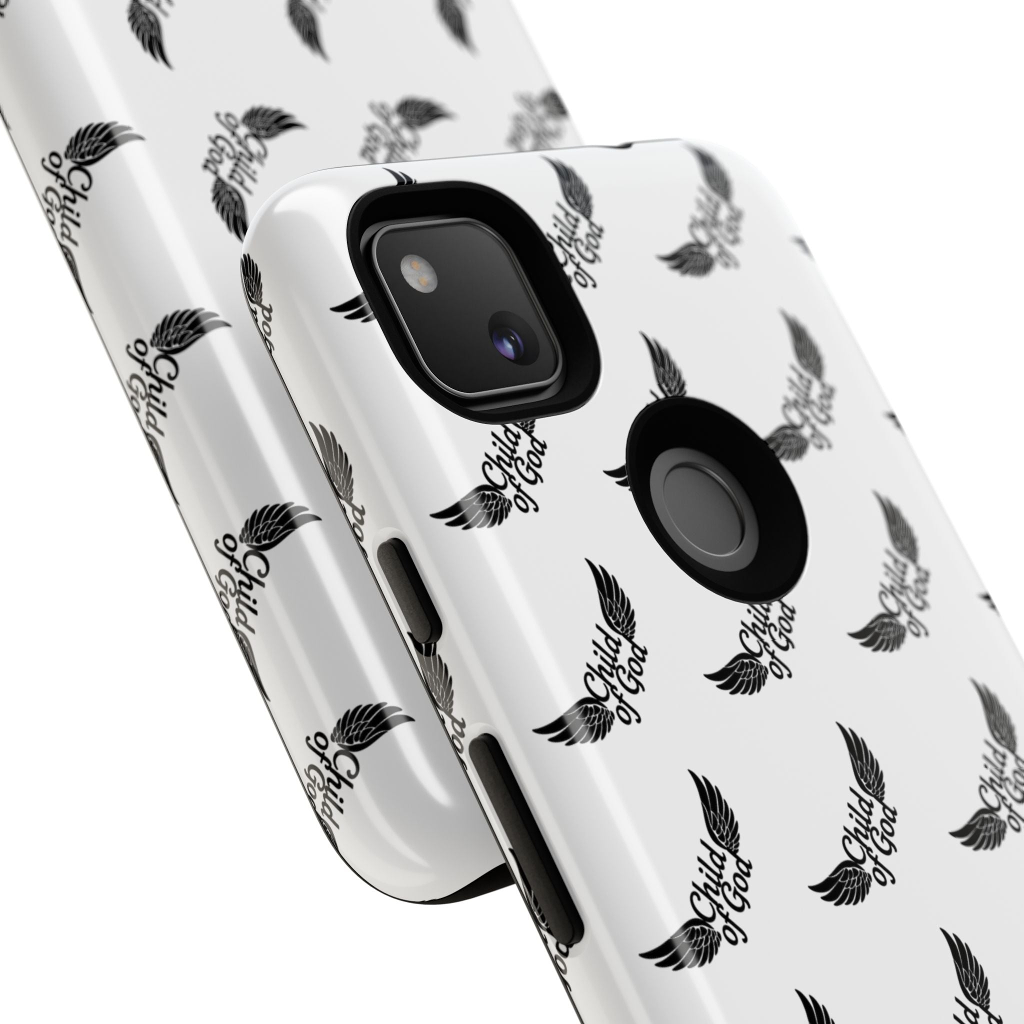 Stylish Tough Phone Case with Wing Design