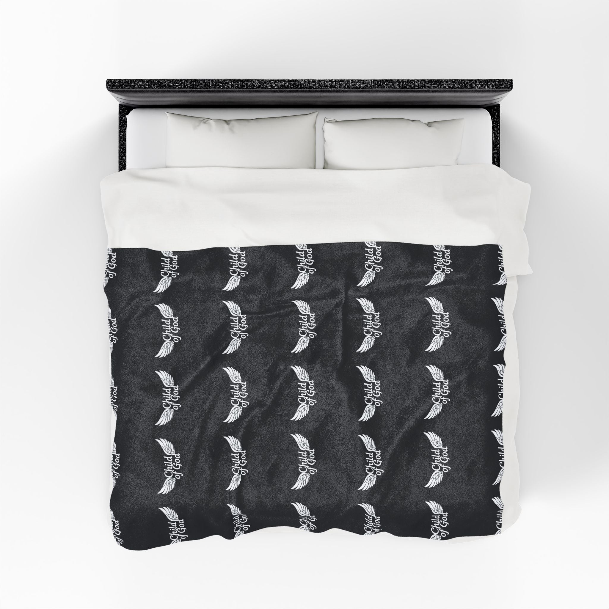 Child of God Velveteen Plush Blanket - Cozy Inspirational Throw for Comfort and Faith