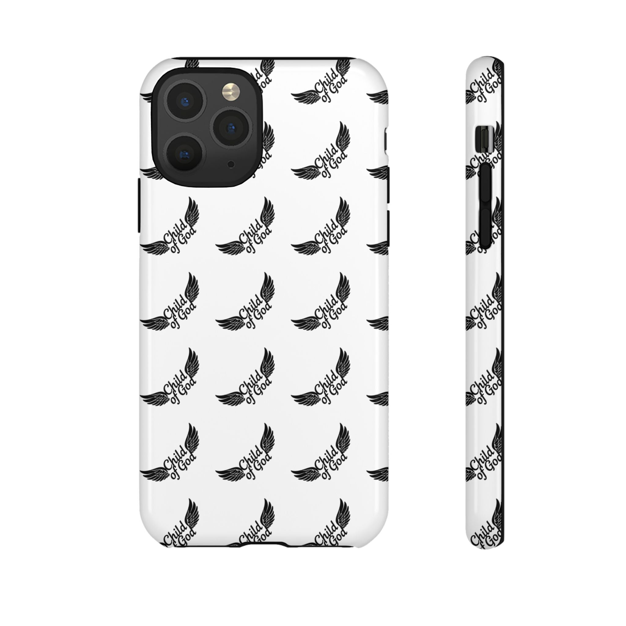Stylish Tough Phone Case with Wing Design