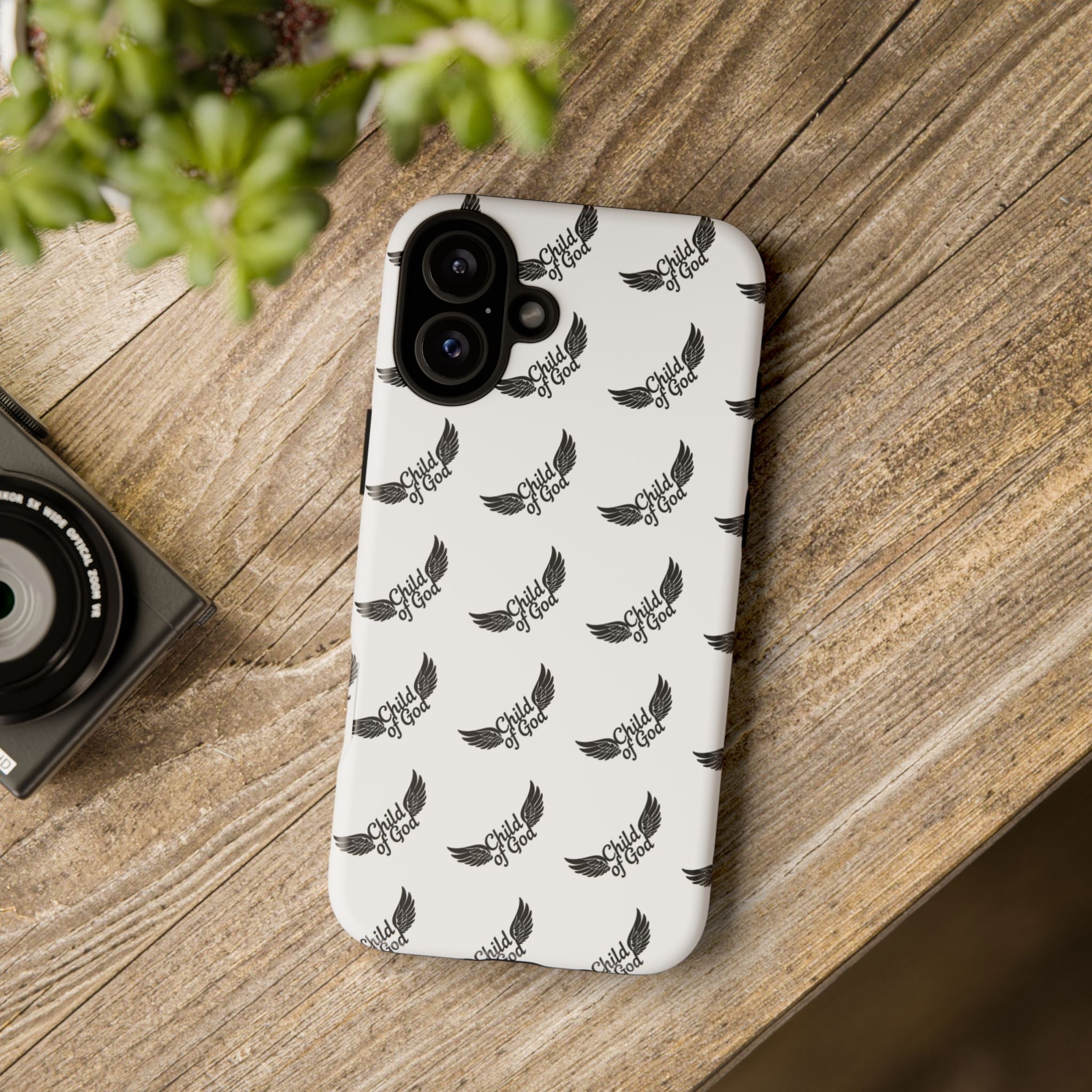 Stylish Tough Phone Case with Wing Design