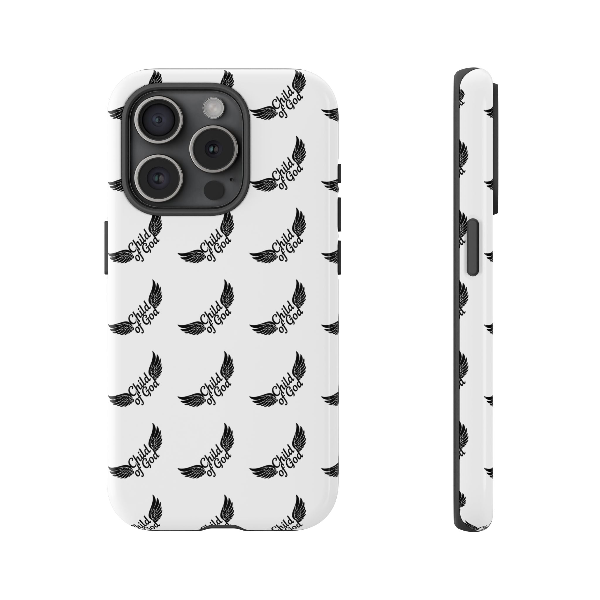 Stylish Tough Phone Case with Wing Design