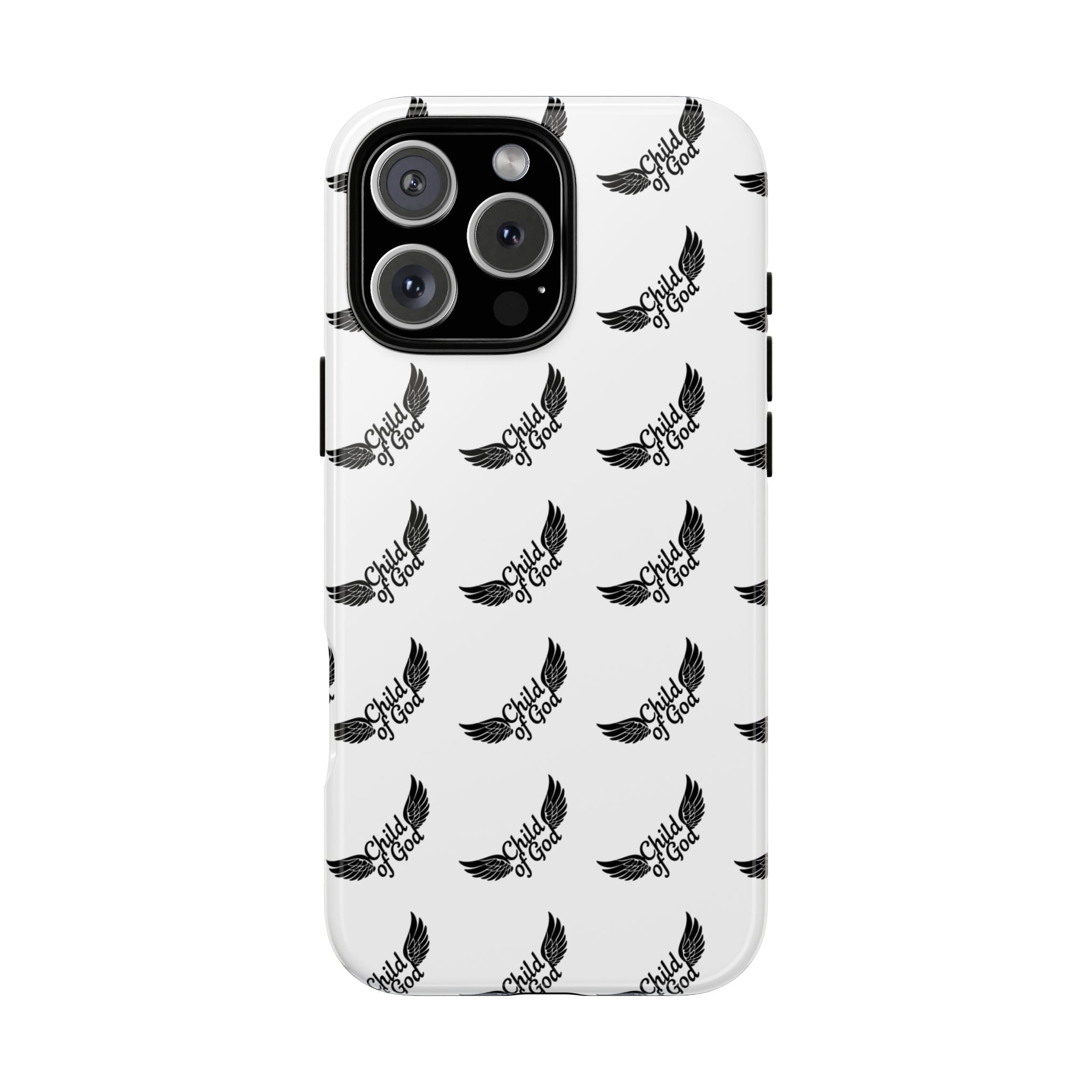 Stylish Tough Phone Case with Wing Design