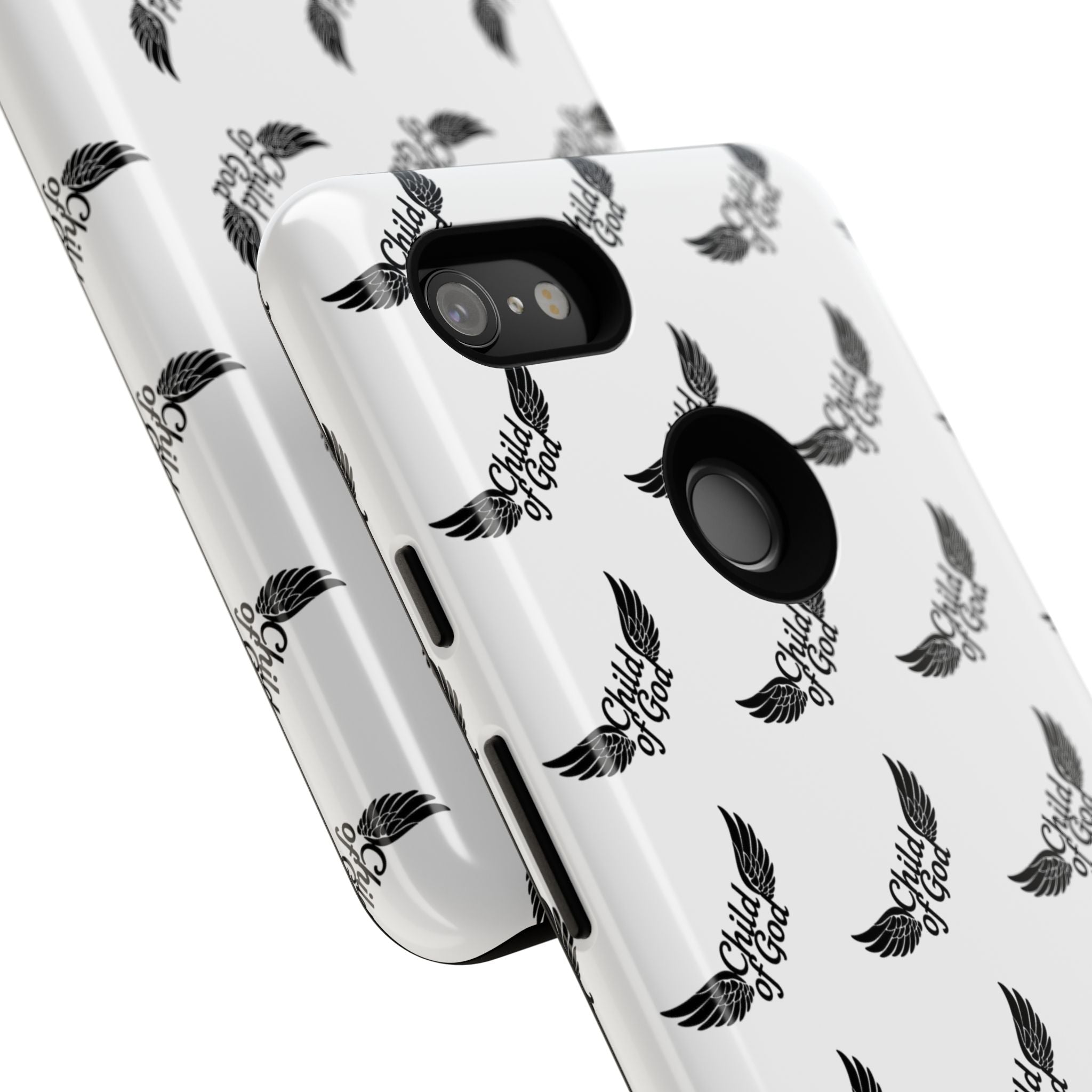 Stylish Tough Phone Case with Wing Design