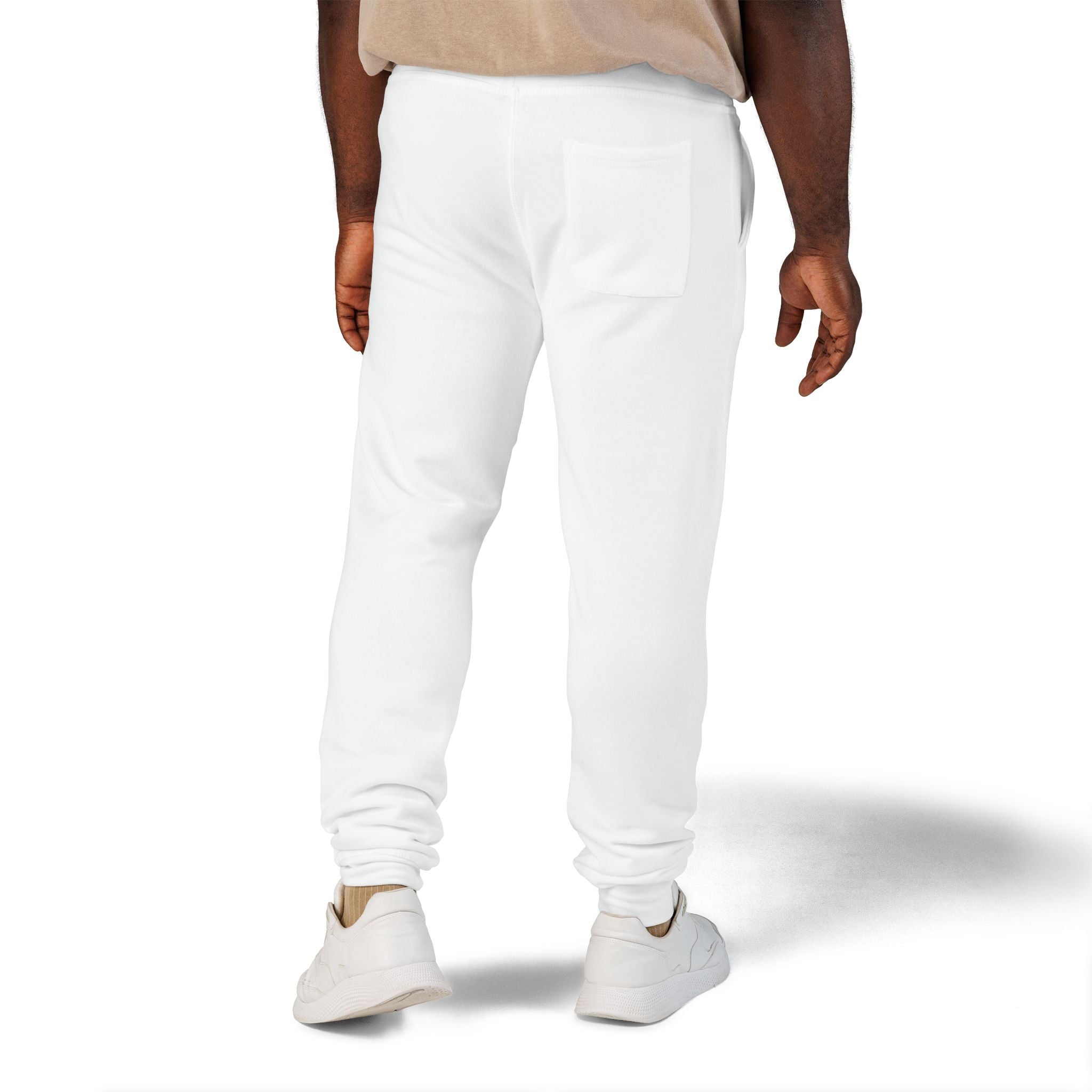 Embroidered Unisex Fleece Sweatpants - Cozy Comfort for Everyday Style
