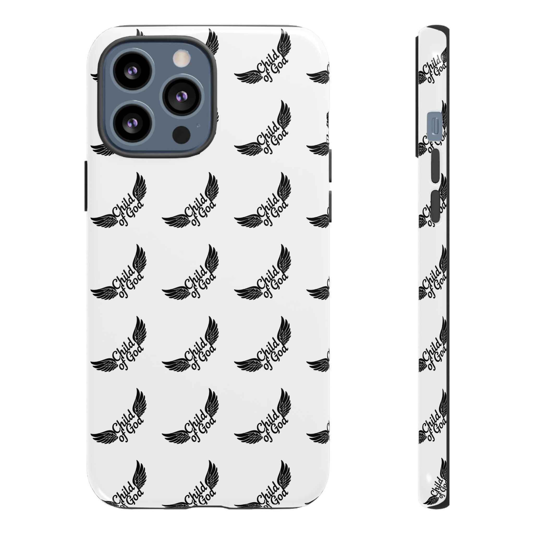 Stylish Tough Phone Case with Wing Design