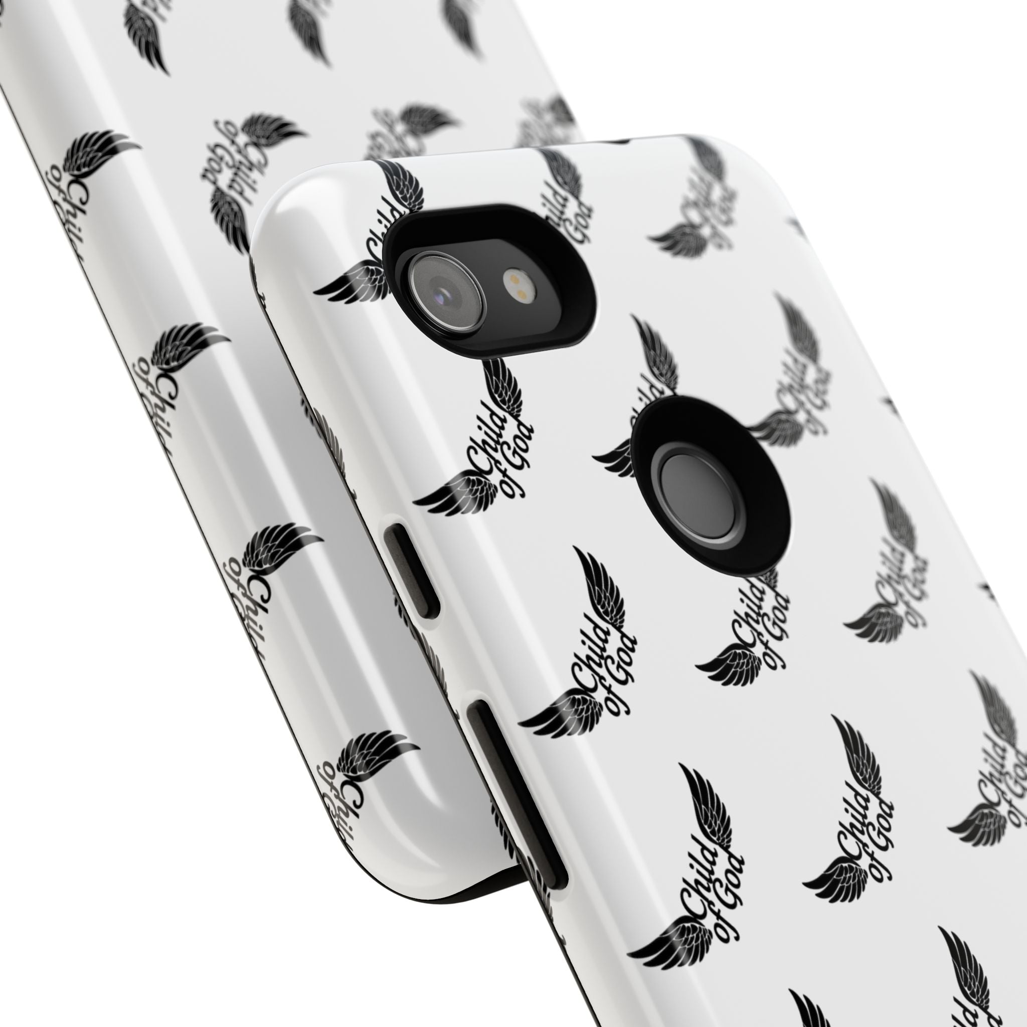 Stylish Tough Phone Case with Wing Design