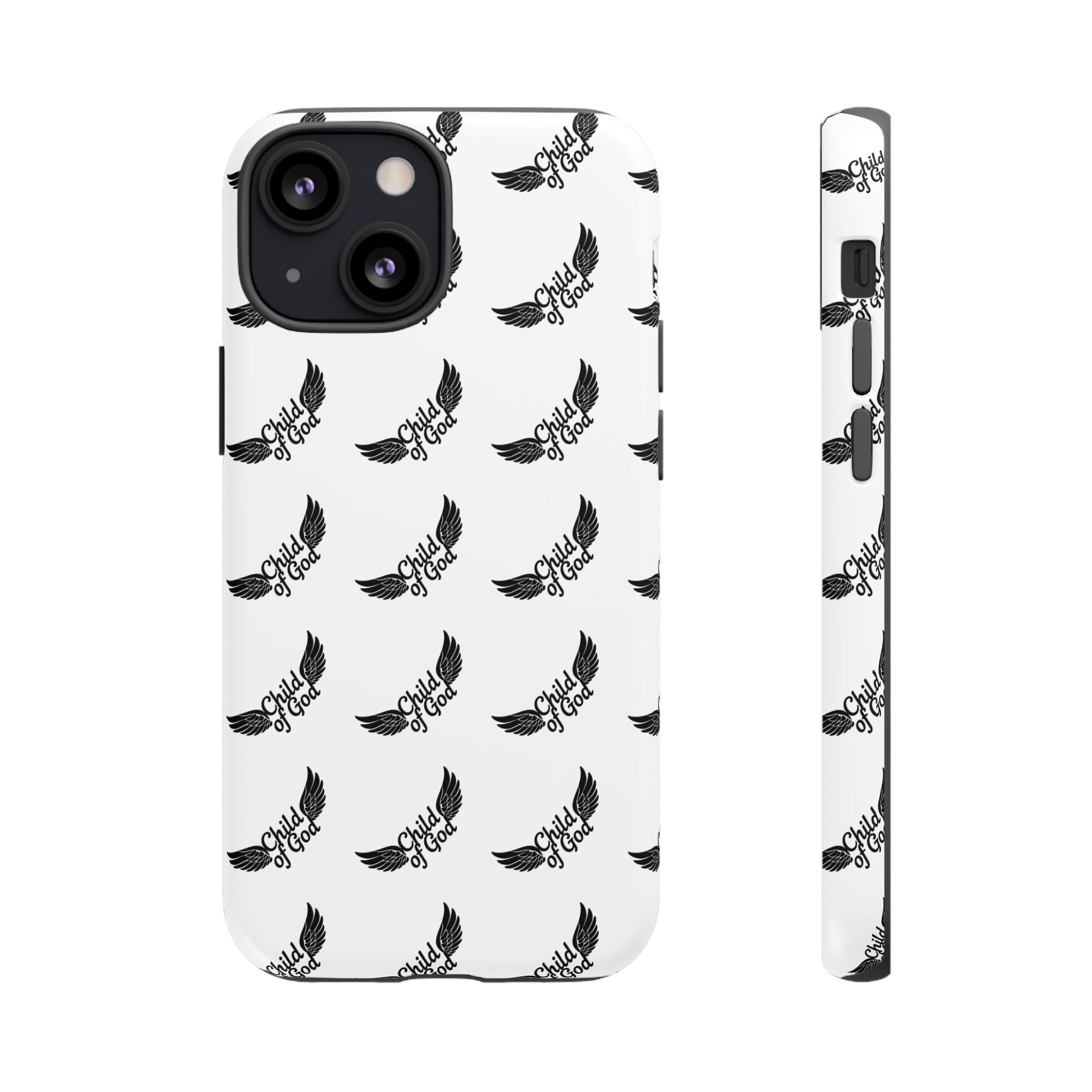 Stylish Tough Phone Case with Wing Design