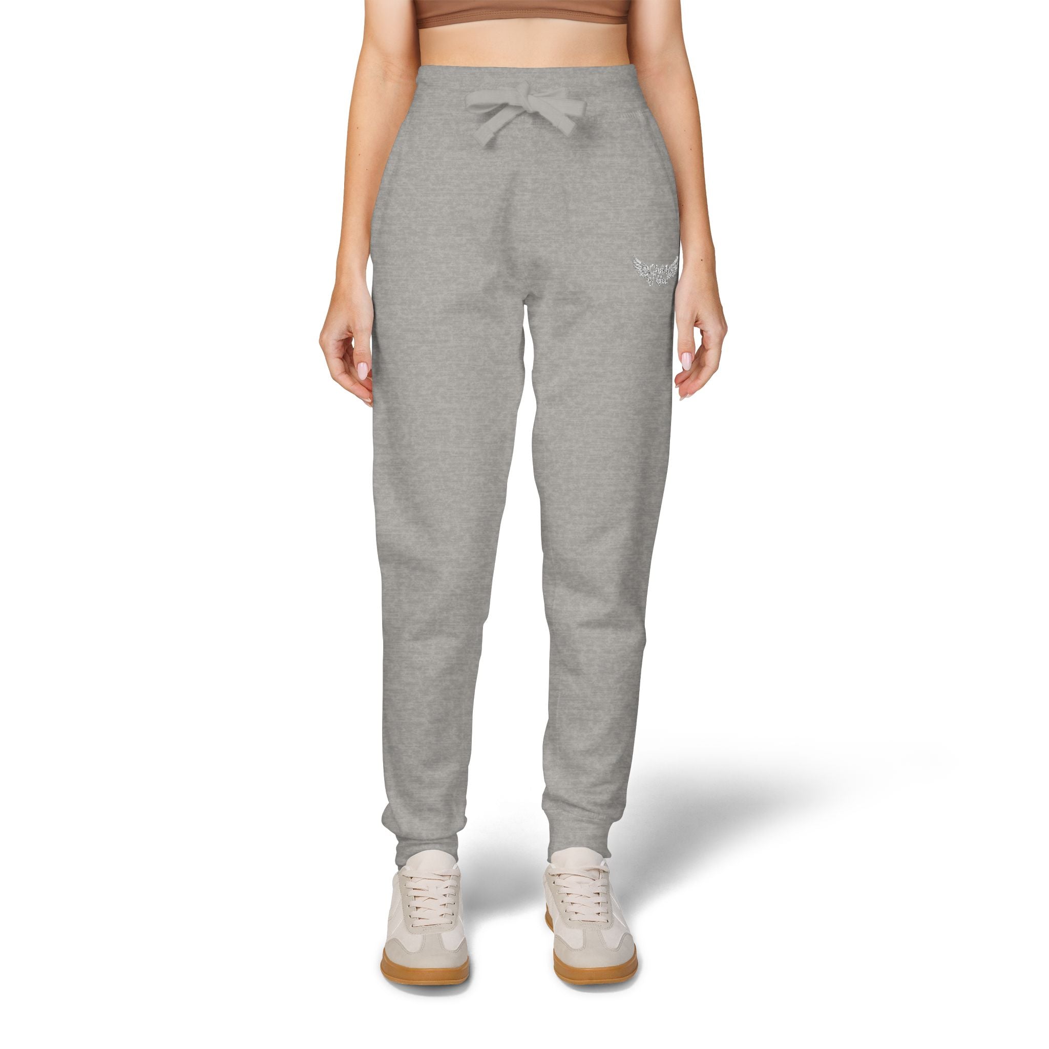 Embroidered Unisex Fleece Sweatpants - Cozy Comfort for Everyday Style