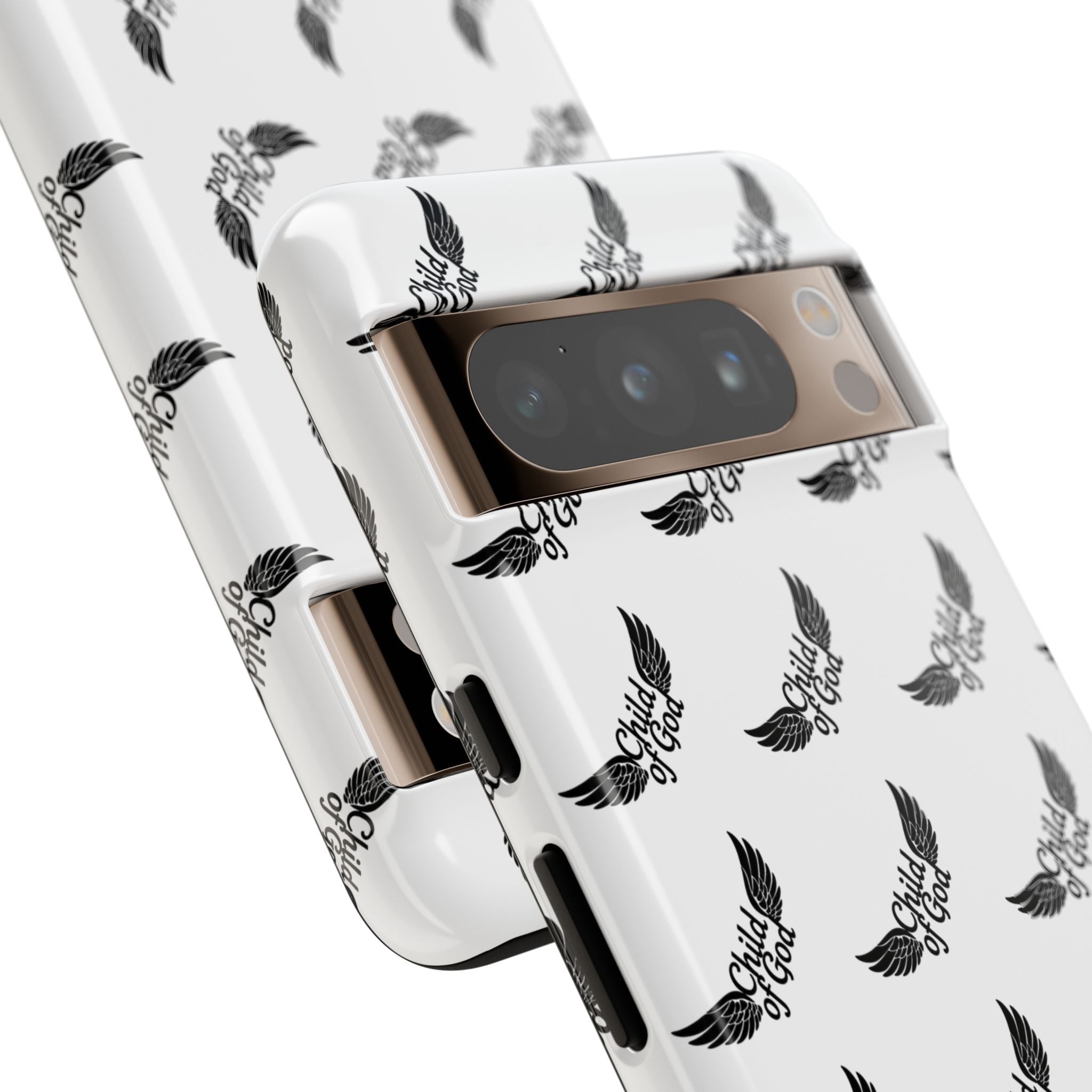 Stylish Tough Phone Case with Wing Design