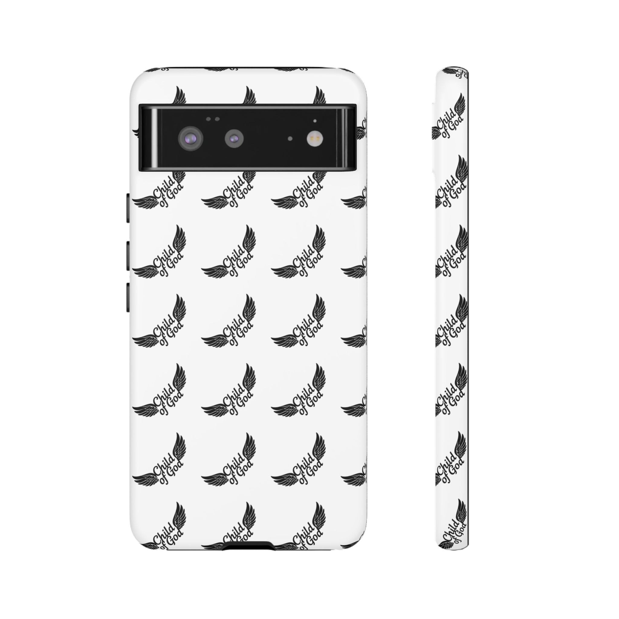 Stylish Tough Phone Case with Wing Design