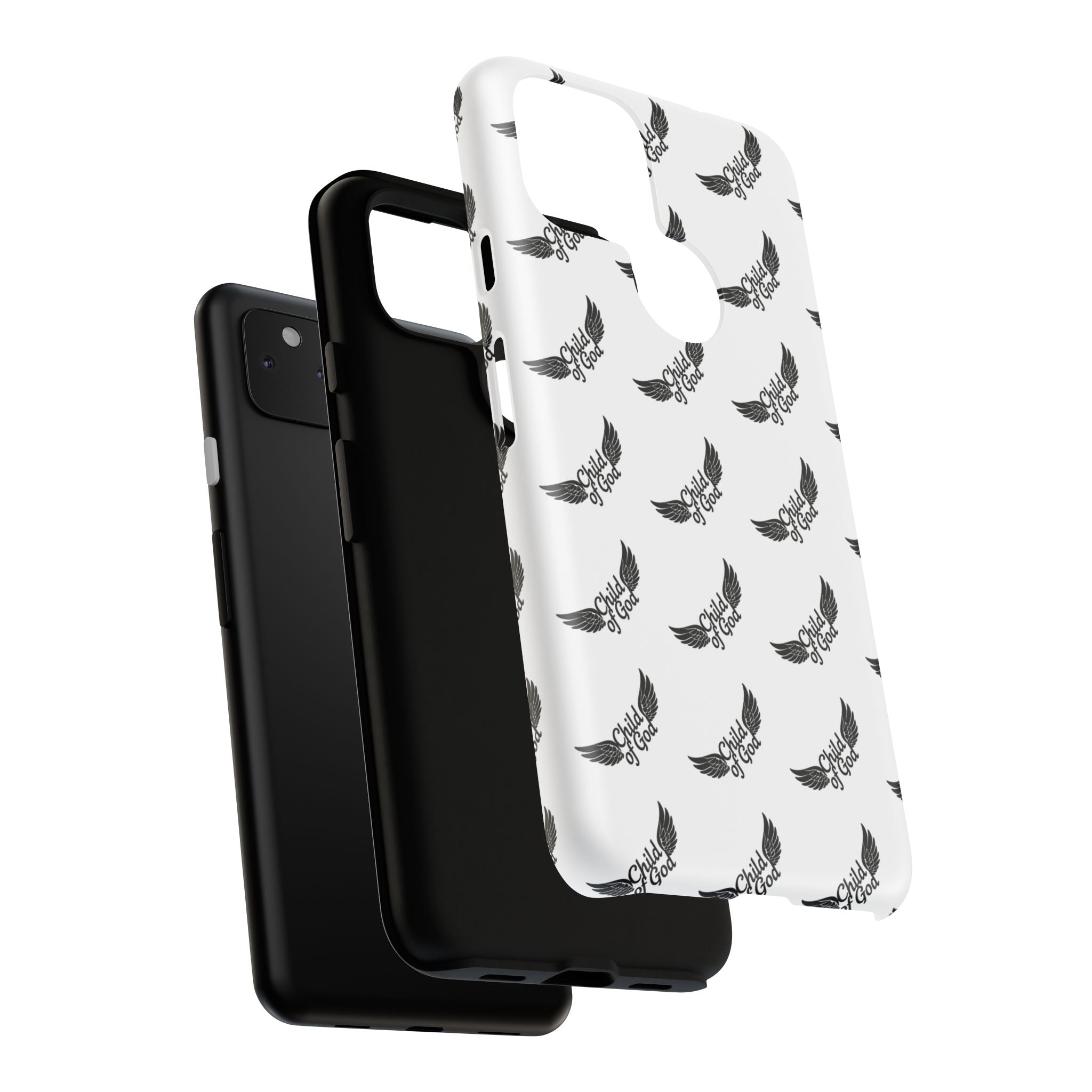Stylish Tough Phone Case with Wing Design