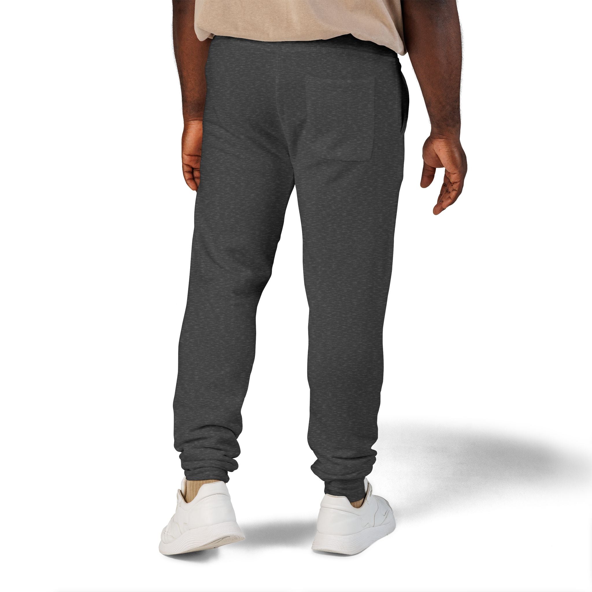 Embroidered Unisex Fleece Sweatpants - Cozy Comfort for Everyday Style