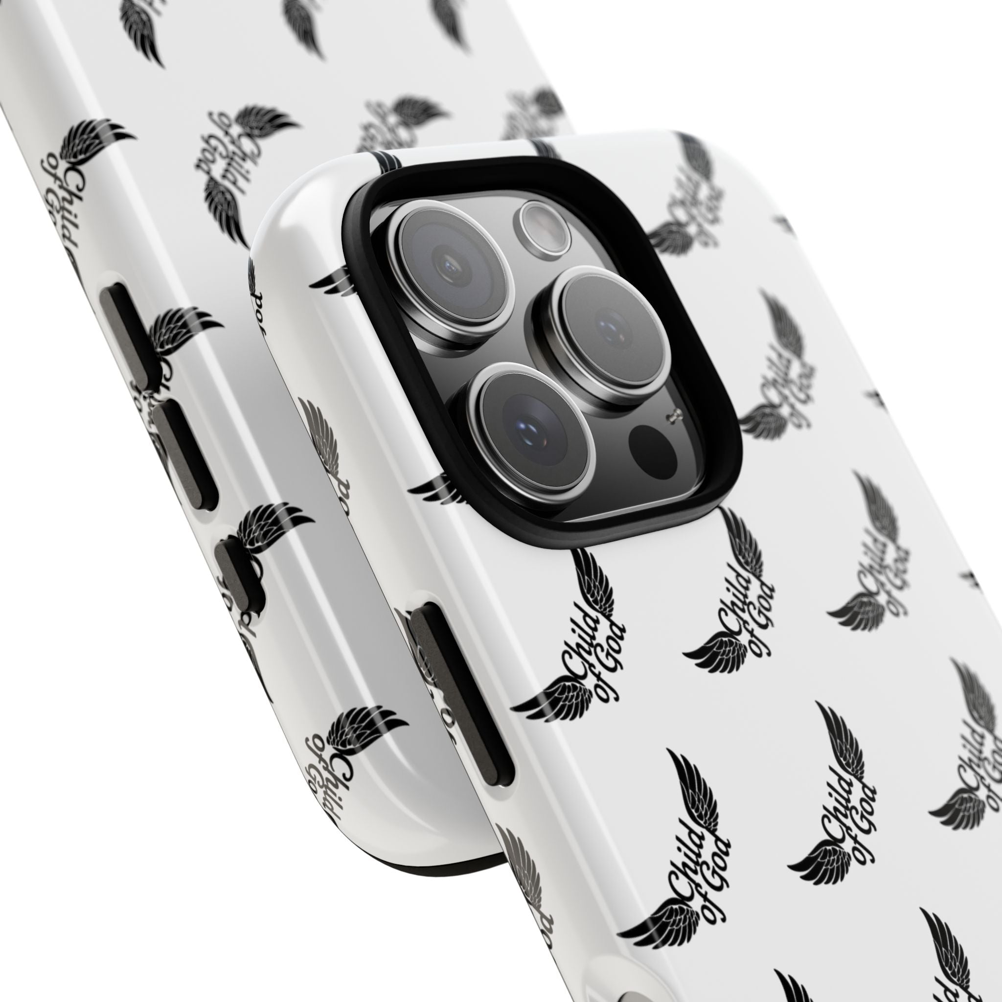 Stylish Tough Phone Case with Wing Design