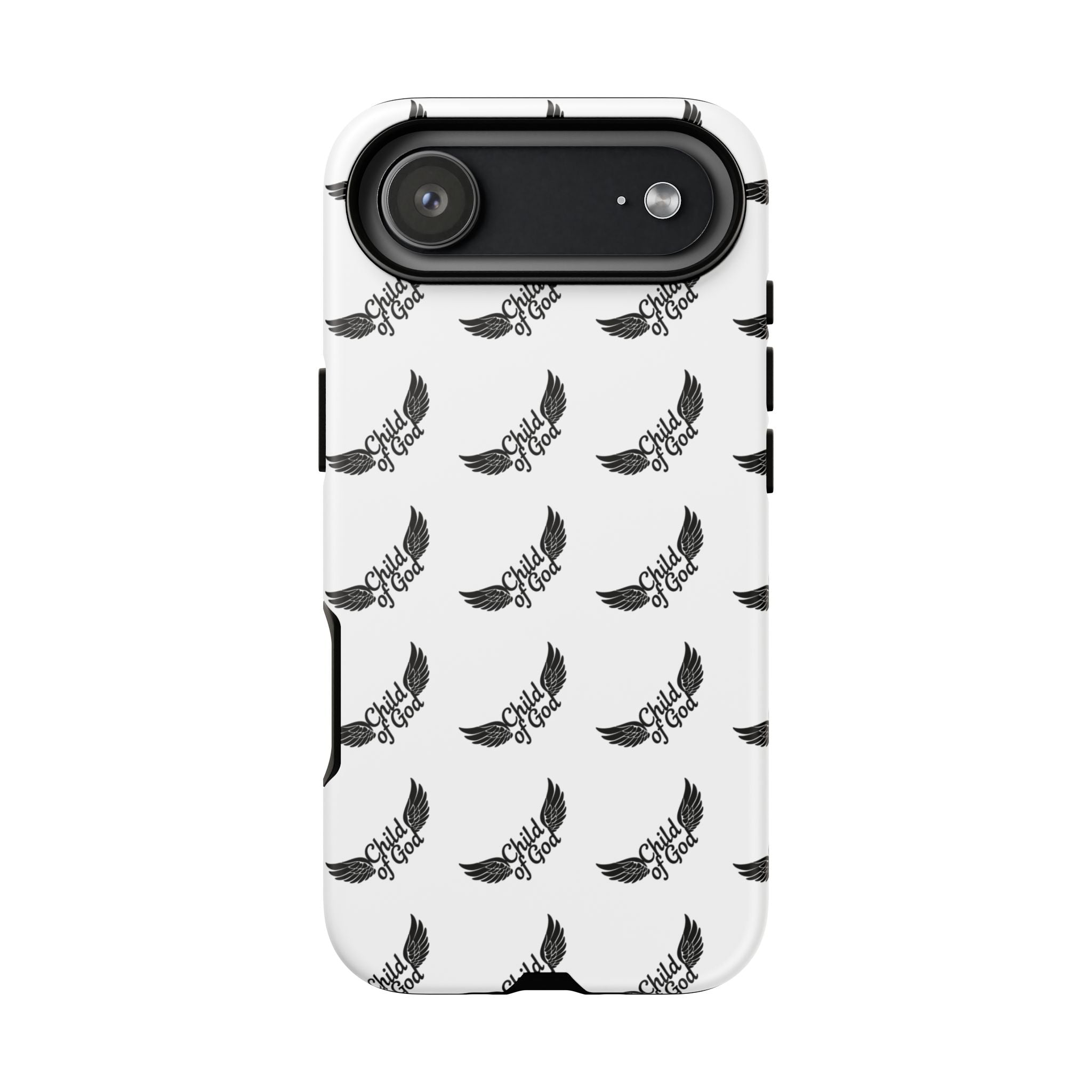 Stylish Tough Phone Case with Wing Design
