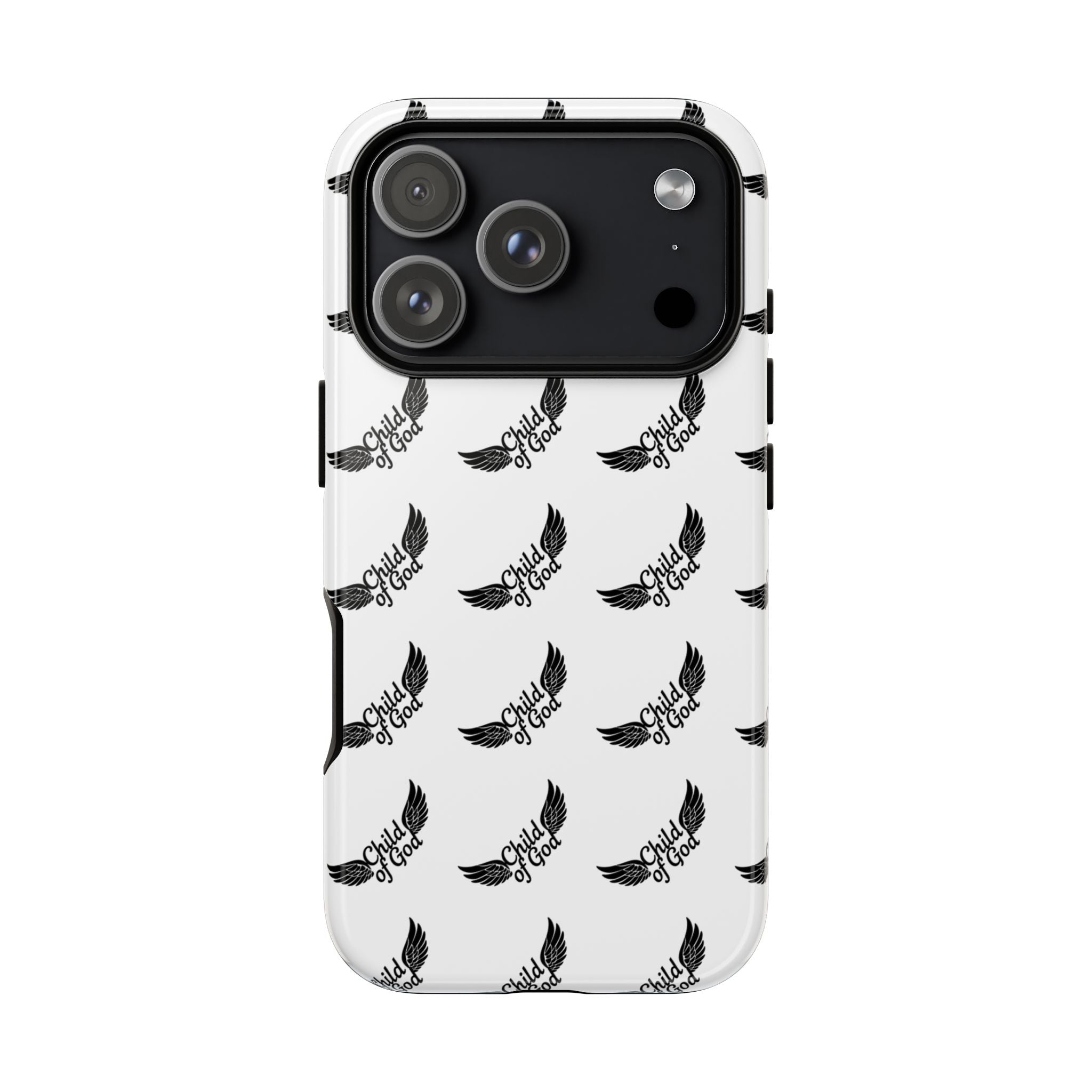 Stylish Tough Phone Case with Wing Design