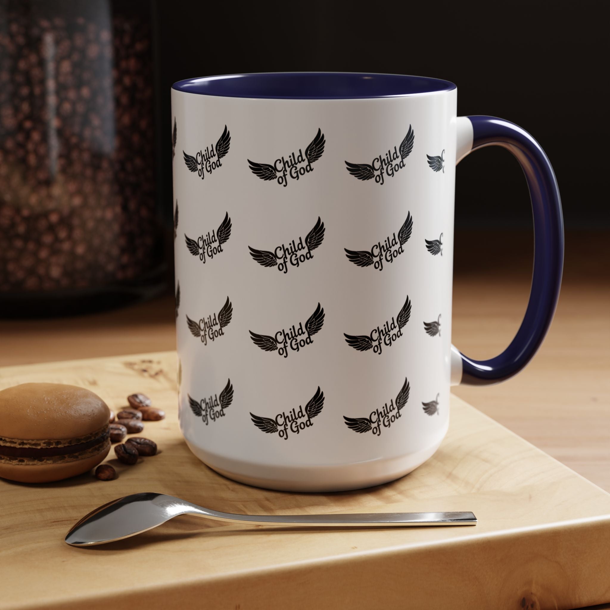 Bold Winged Coffee Mug for Followers of Christ