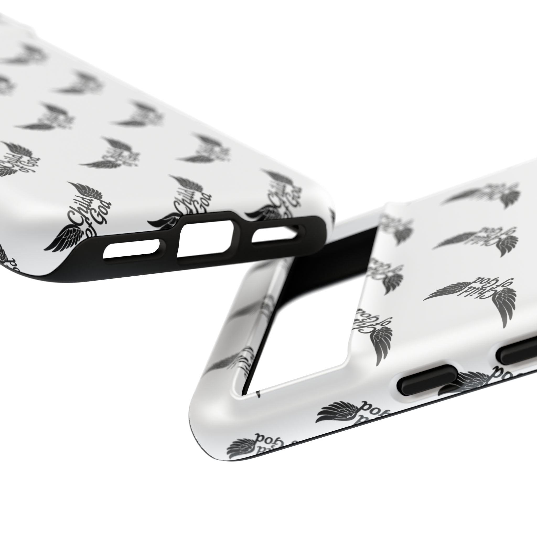 Stylish Tough Phone Case with Wing Design
