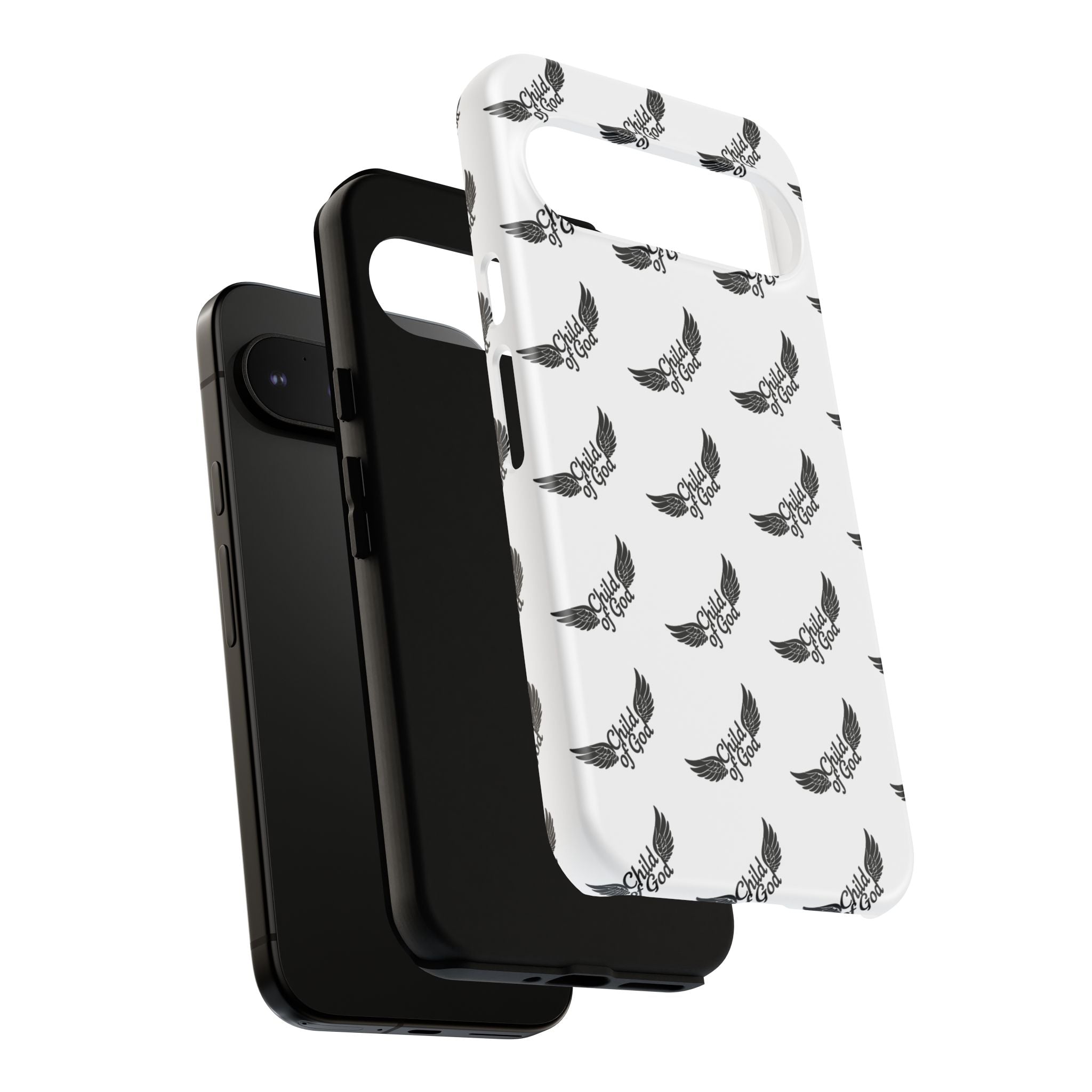 Stylish Tough Phone Case with Wing Design