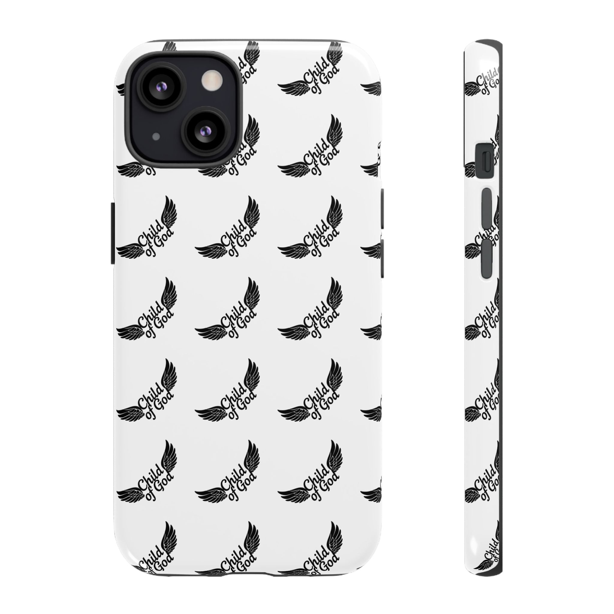 Stylish Tough Phone Case with Wing Design