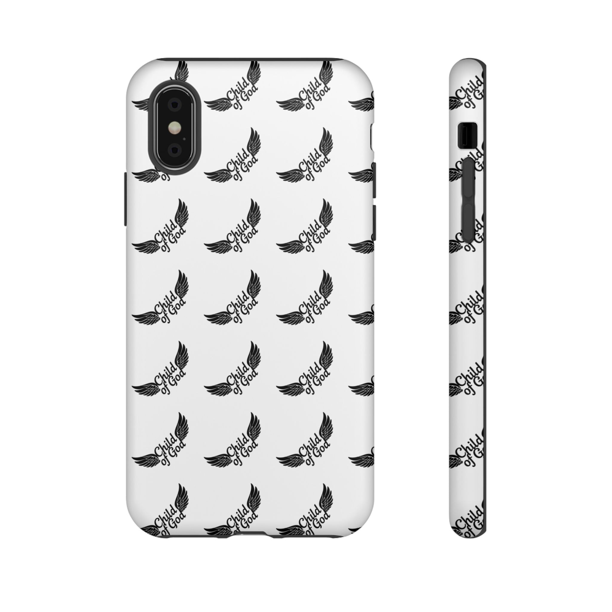 Stylish Tough Phone Case with Wing Design