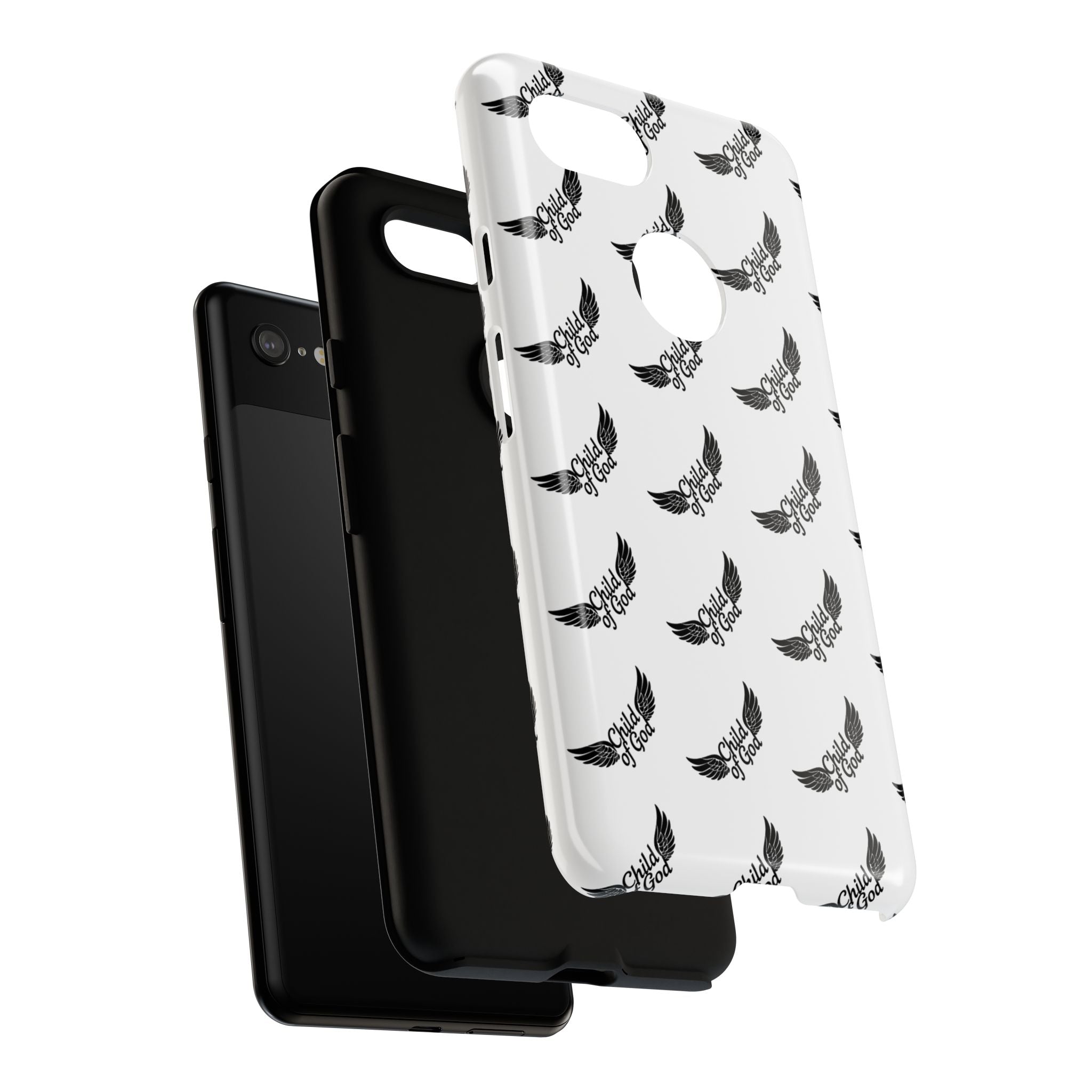Stylish Tough Phone Case with Wing Design