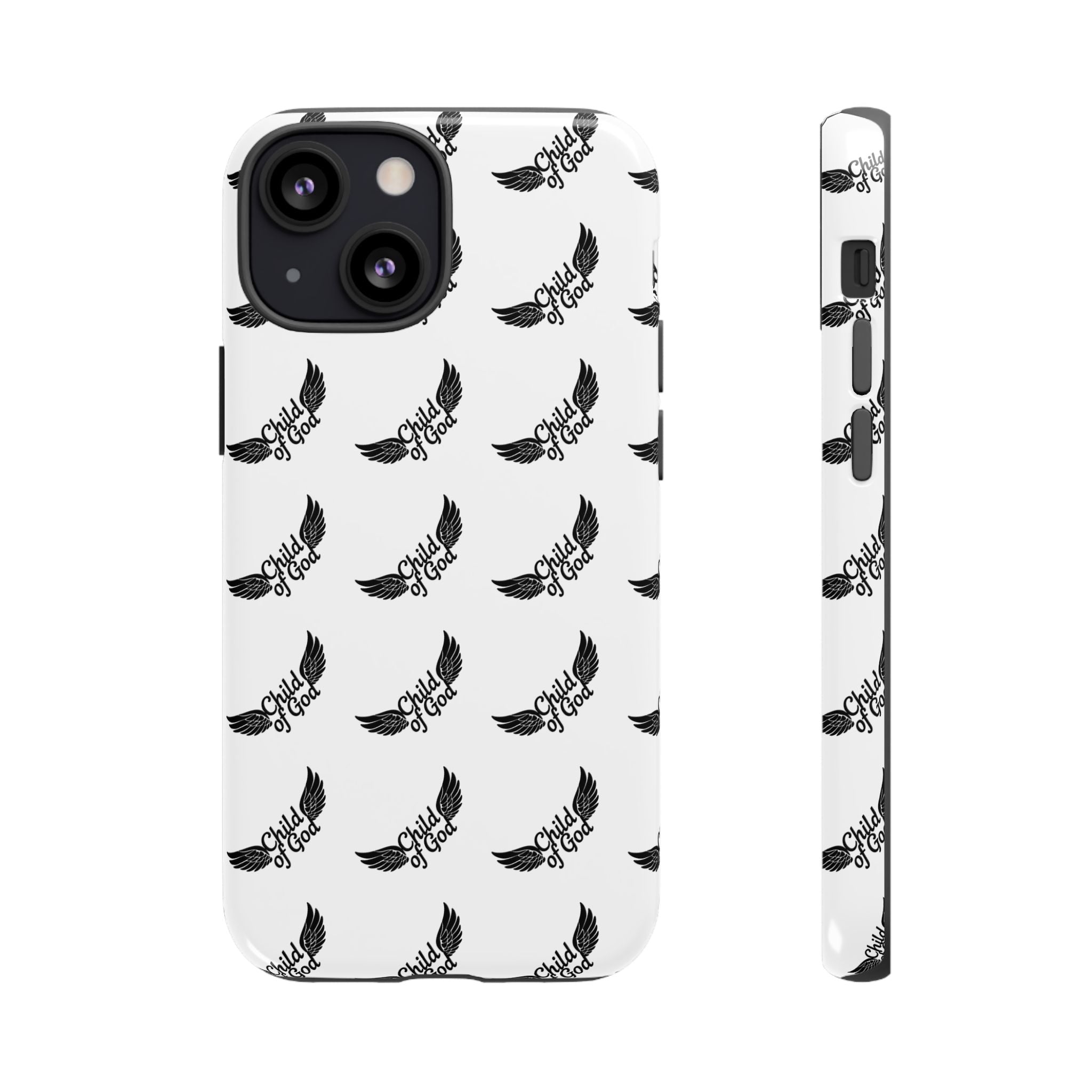Stylish Tough Phone Case with Wing Design