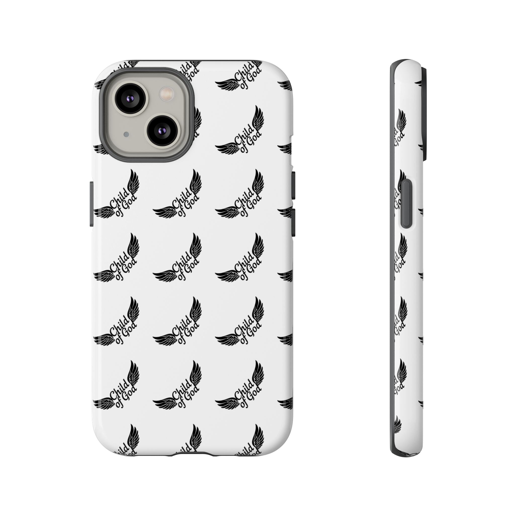 Stylish Tough Phone Case with Wing Design