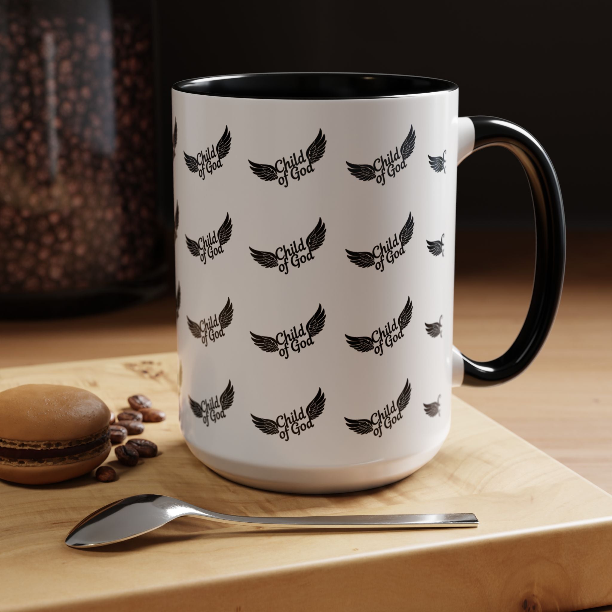 Bold Winged Coffee Mug for Followers of Christ