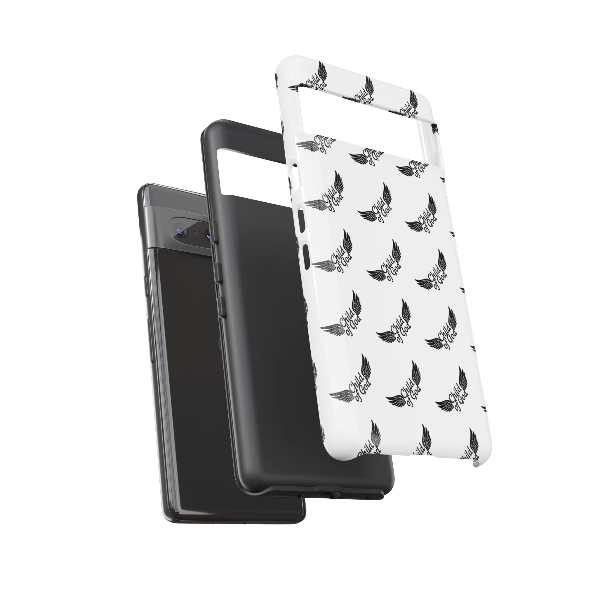 Stylish Tough Phone Case with Wing Design
