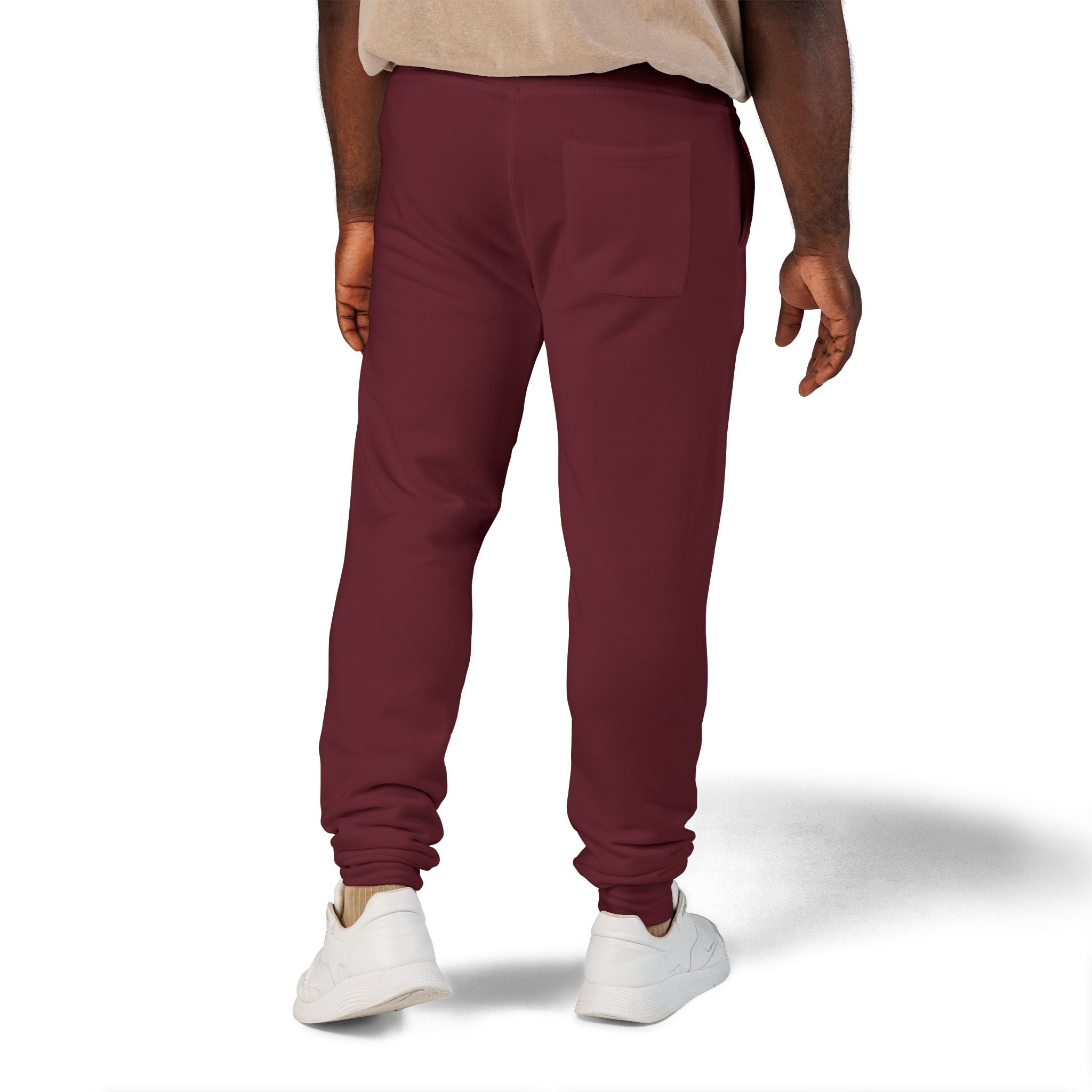 Embroidered Unisex Fleece Sweatpants - Cozy Comfort for Everyday Style