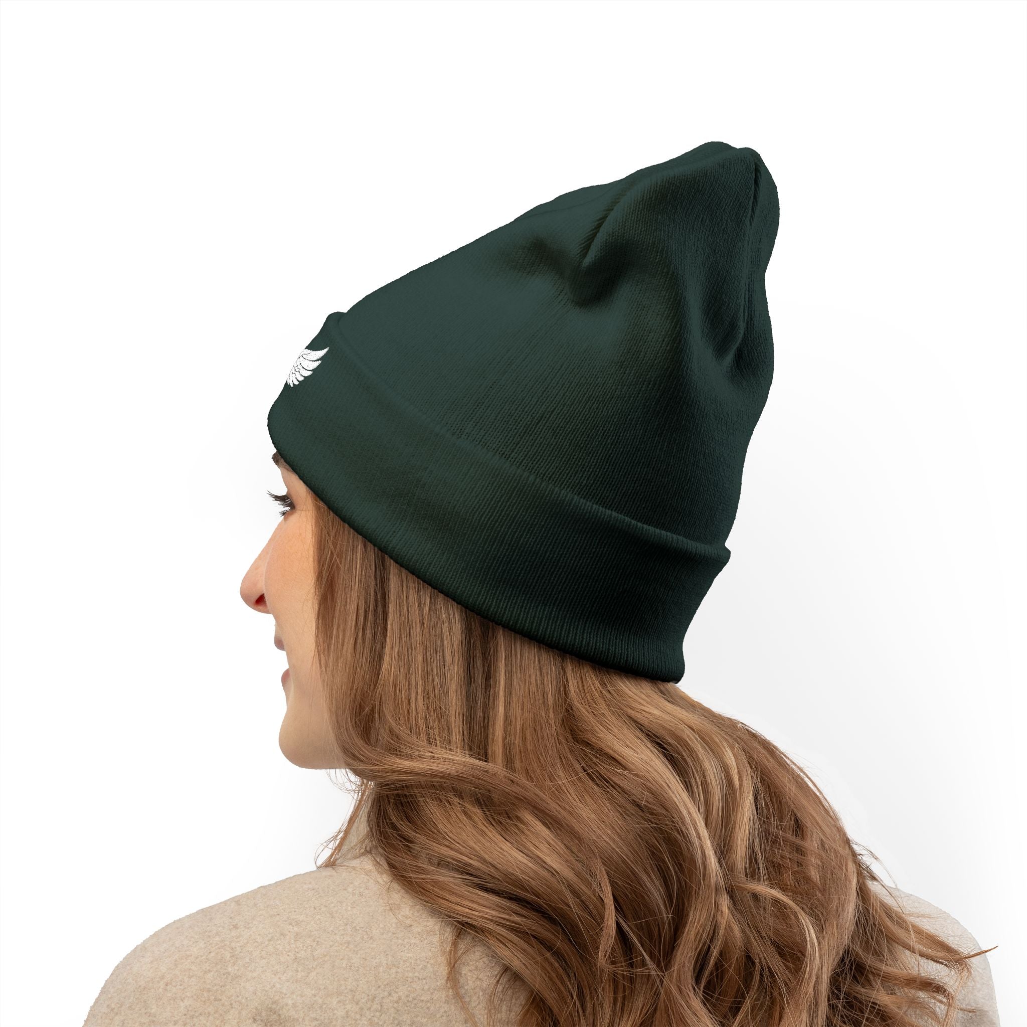 Embroidered Knit Beanie - Child of God Design